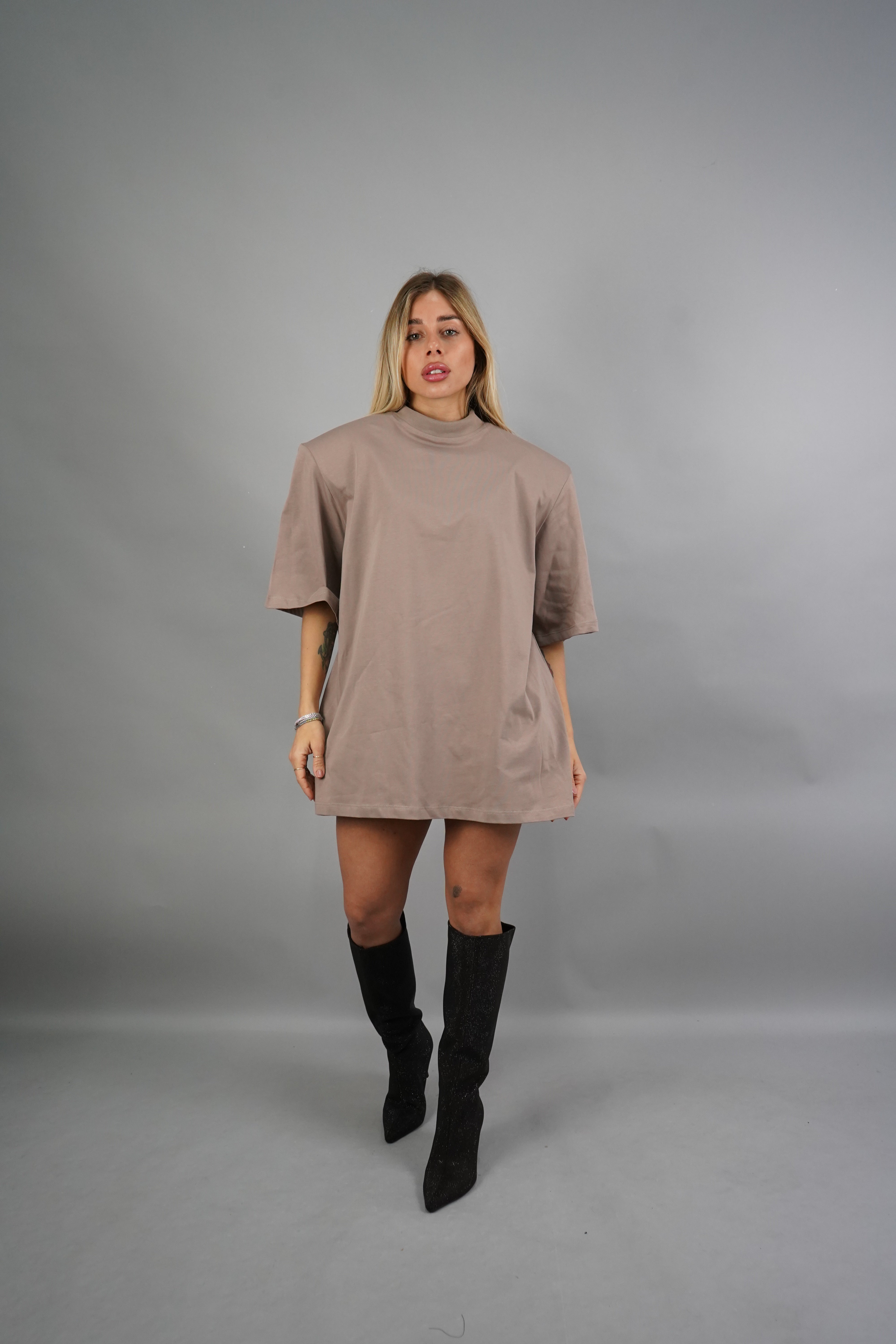 MAXI T-SHIRT CLOE BEIGE