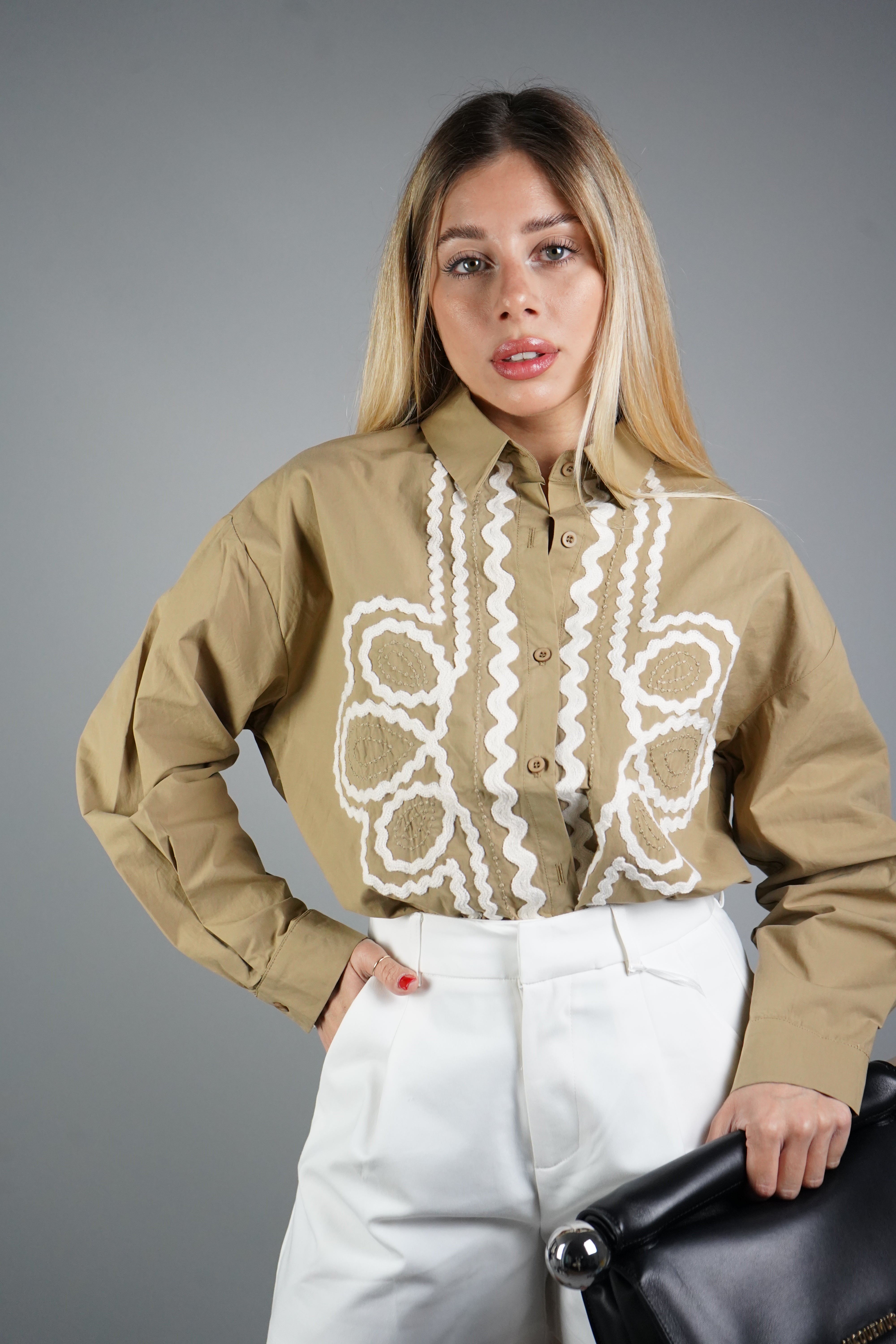 CAMICIA MARGHERITA BEIGE