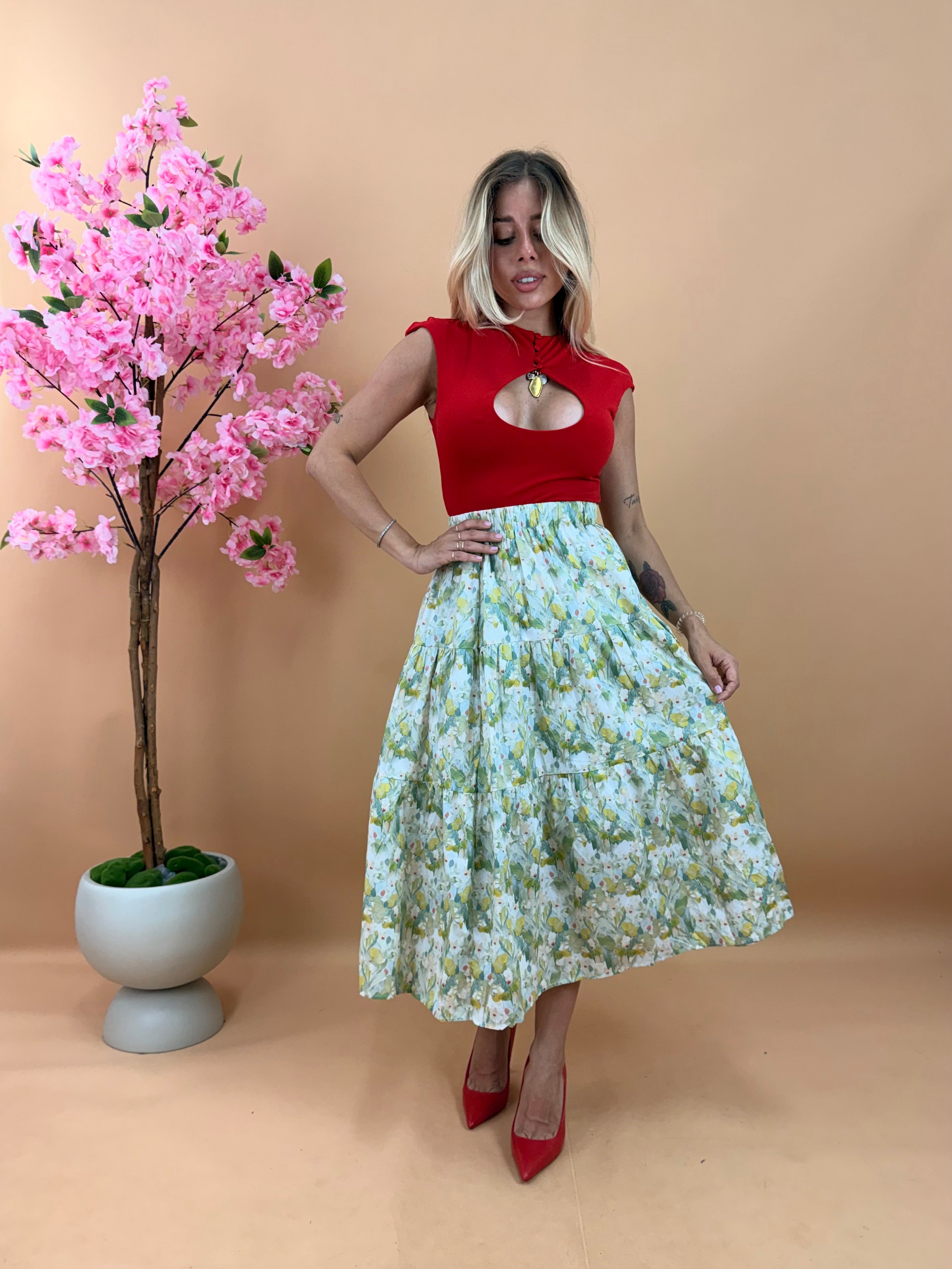 TOP BEATRICE ROSSO