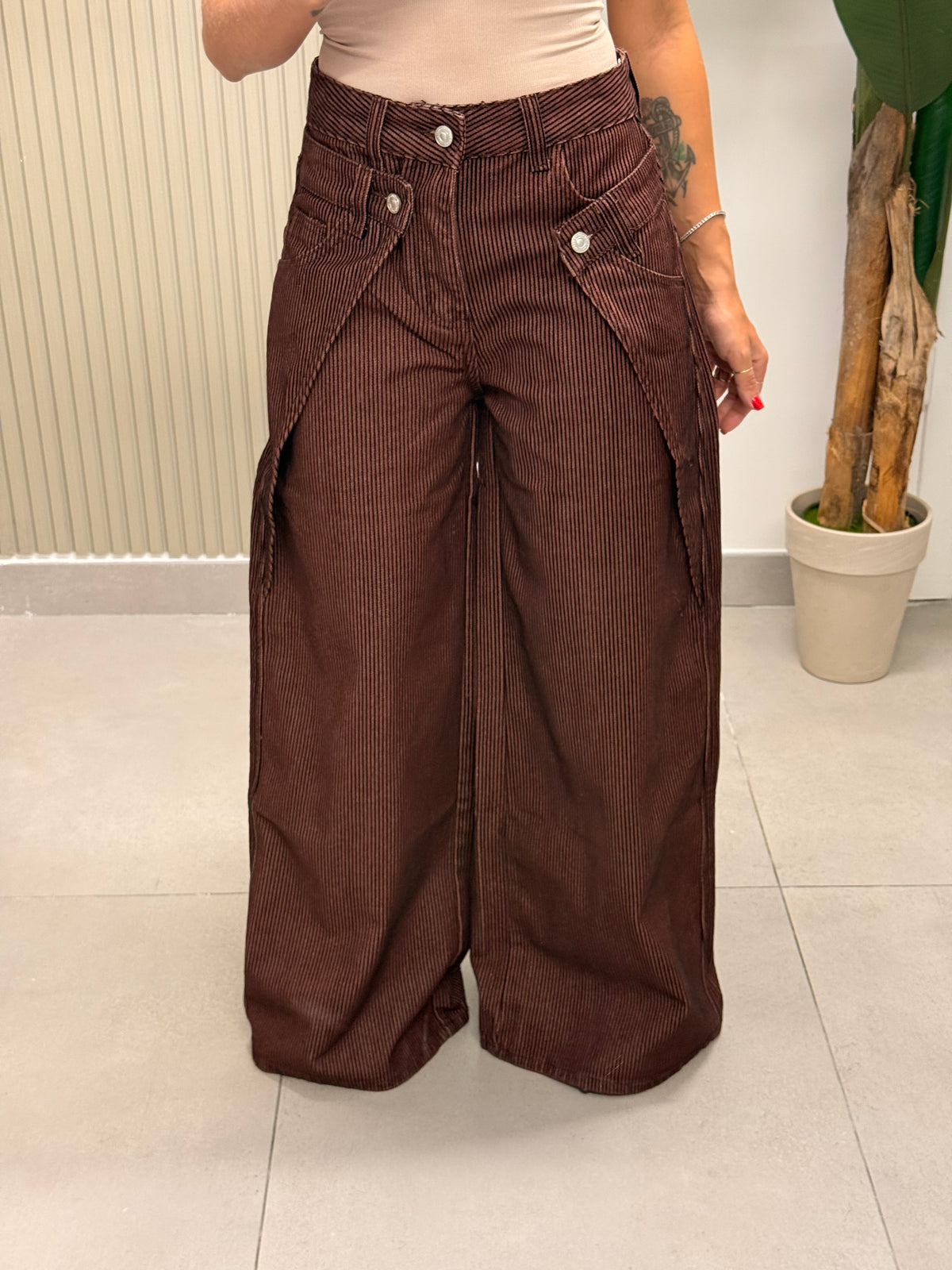 JEANS GESSATO ENEA BORDEAUX