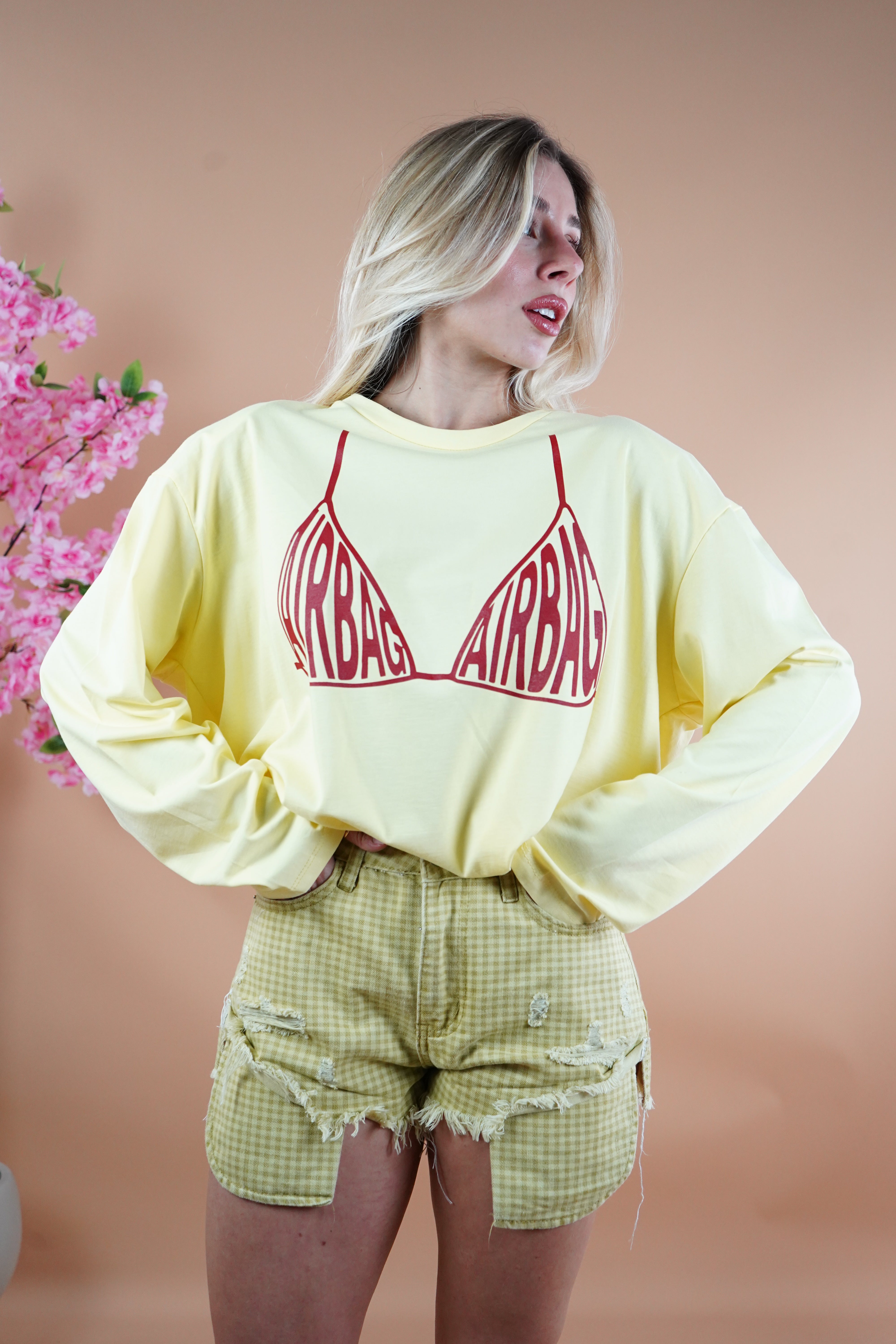 T-SHIRT AIRBAG GIALLA