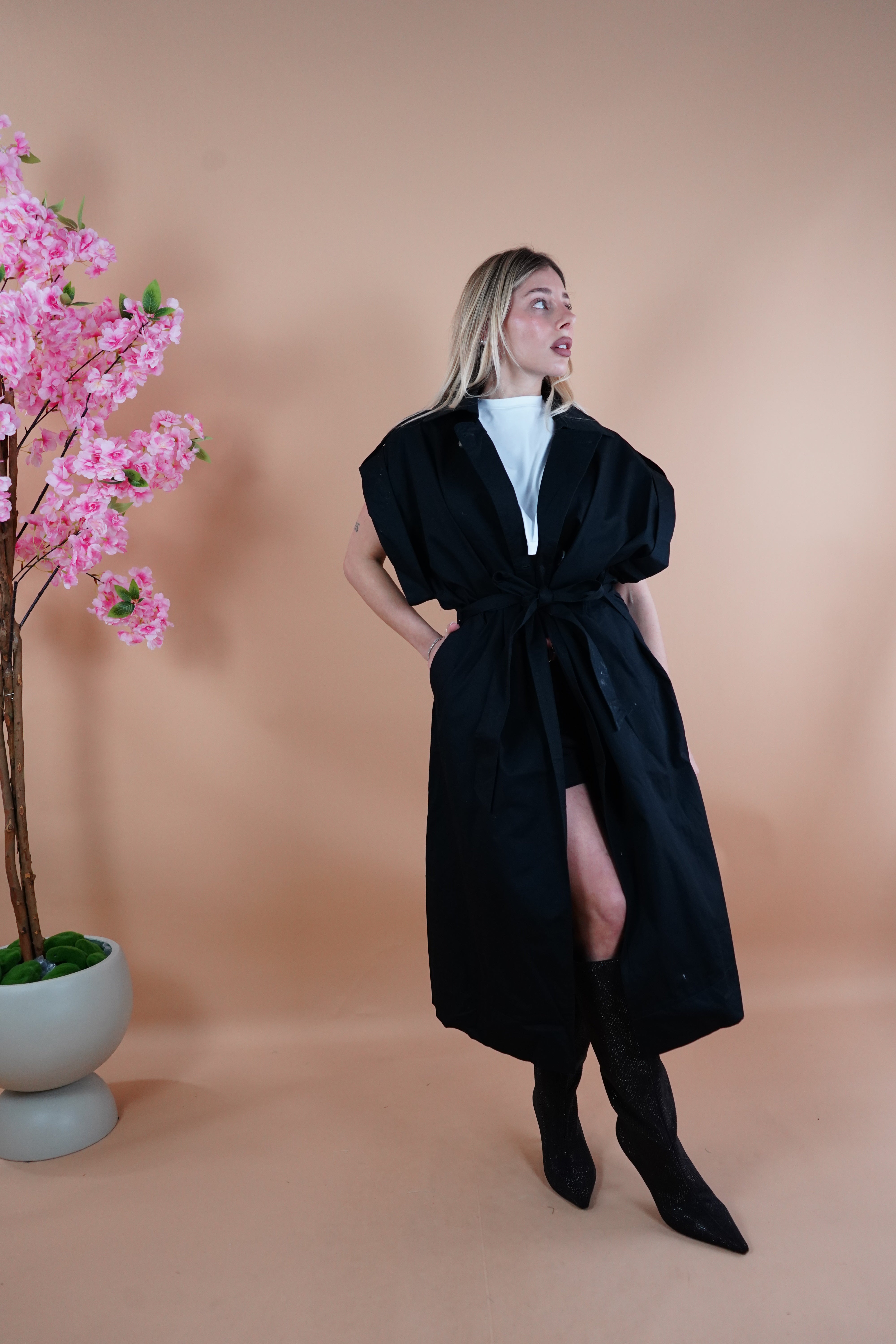 TRENCH ROMA NERO