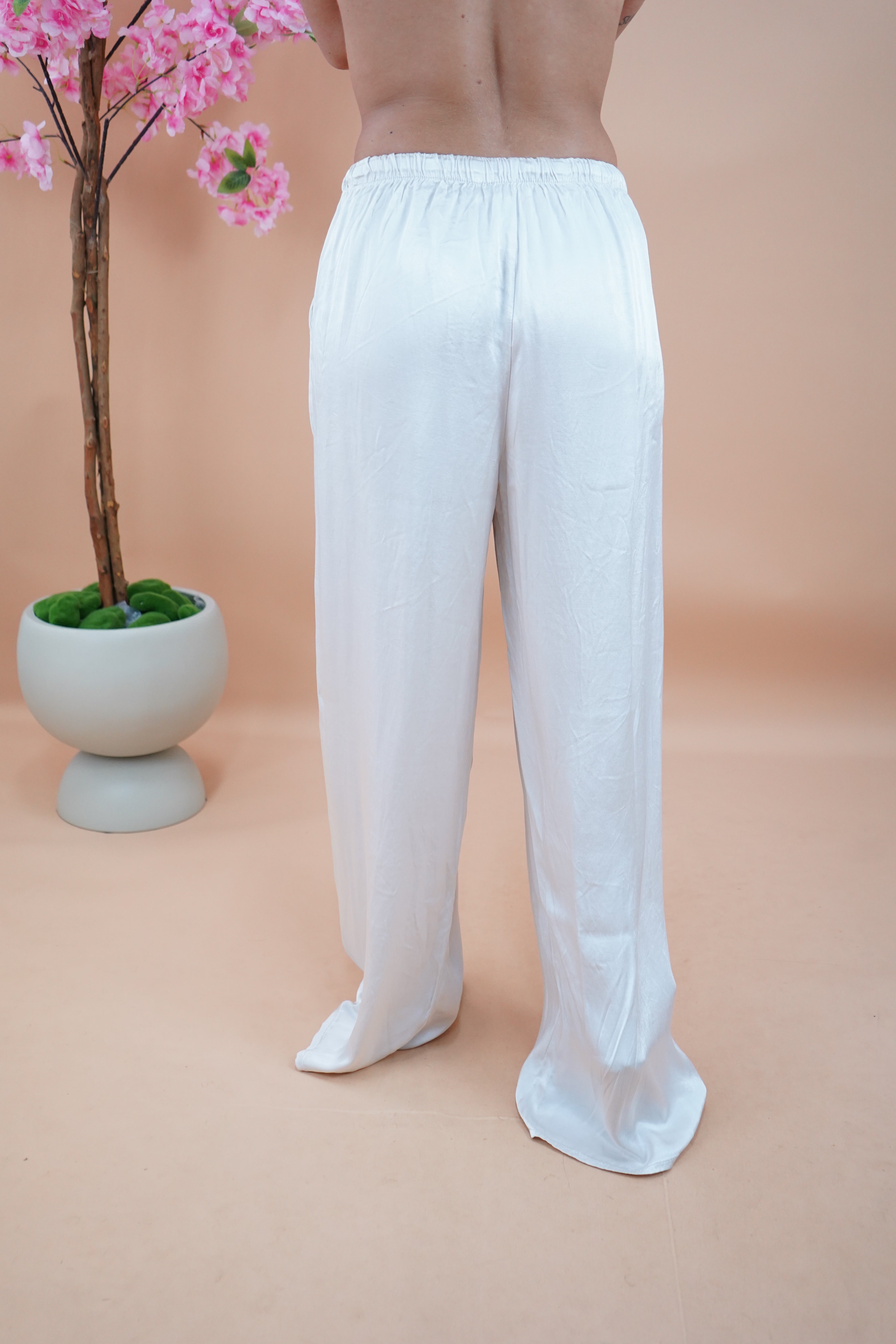 PANTALONE SATIN PERLA