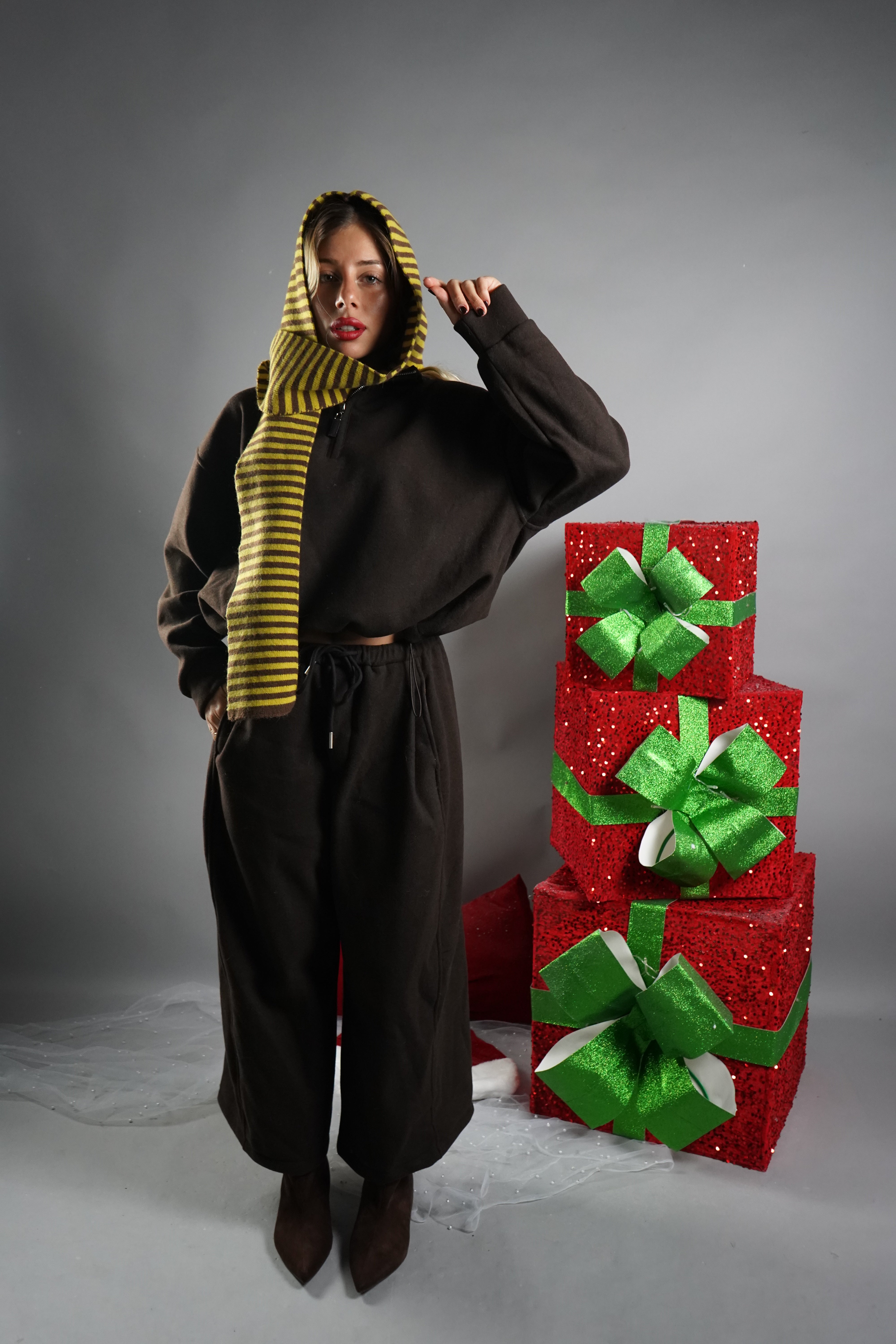 COORDINATO LANA CON SCIARPA POTTER