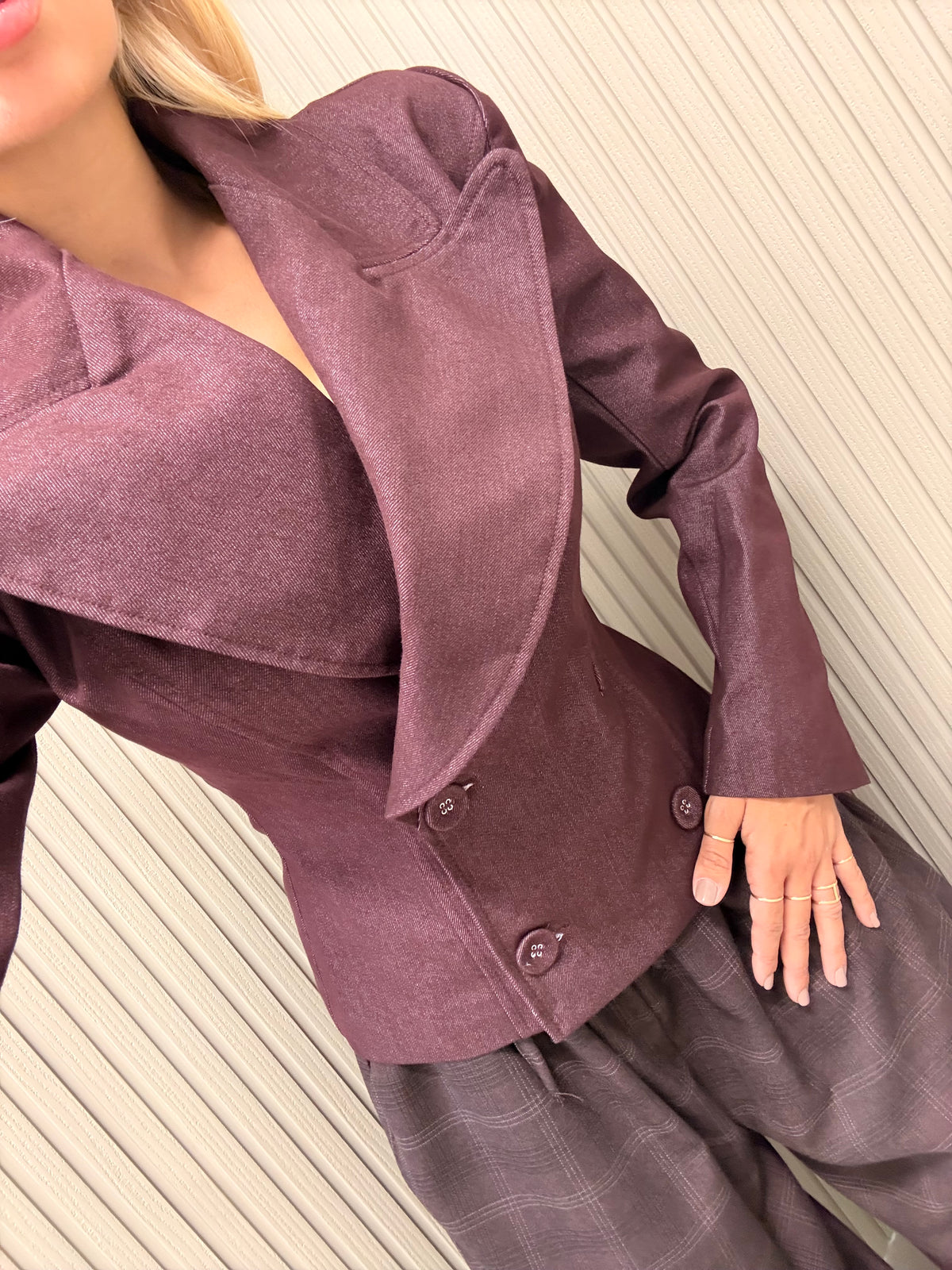BLAZER GINEVRA VINACCIA