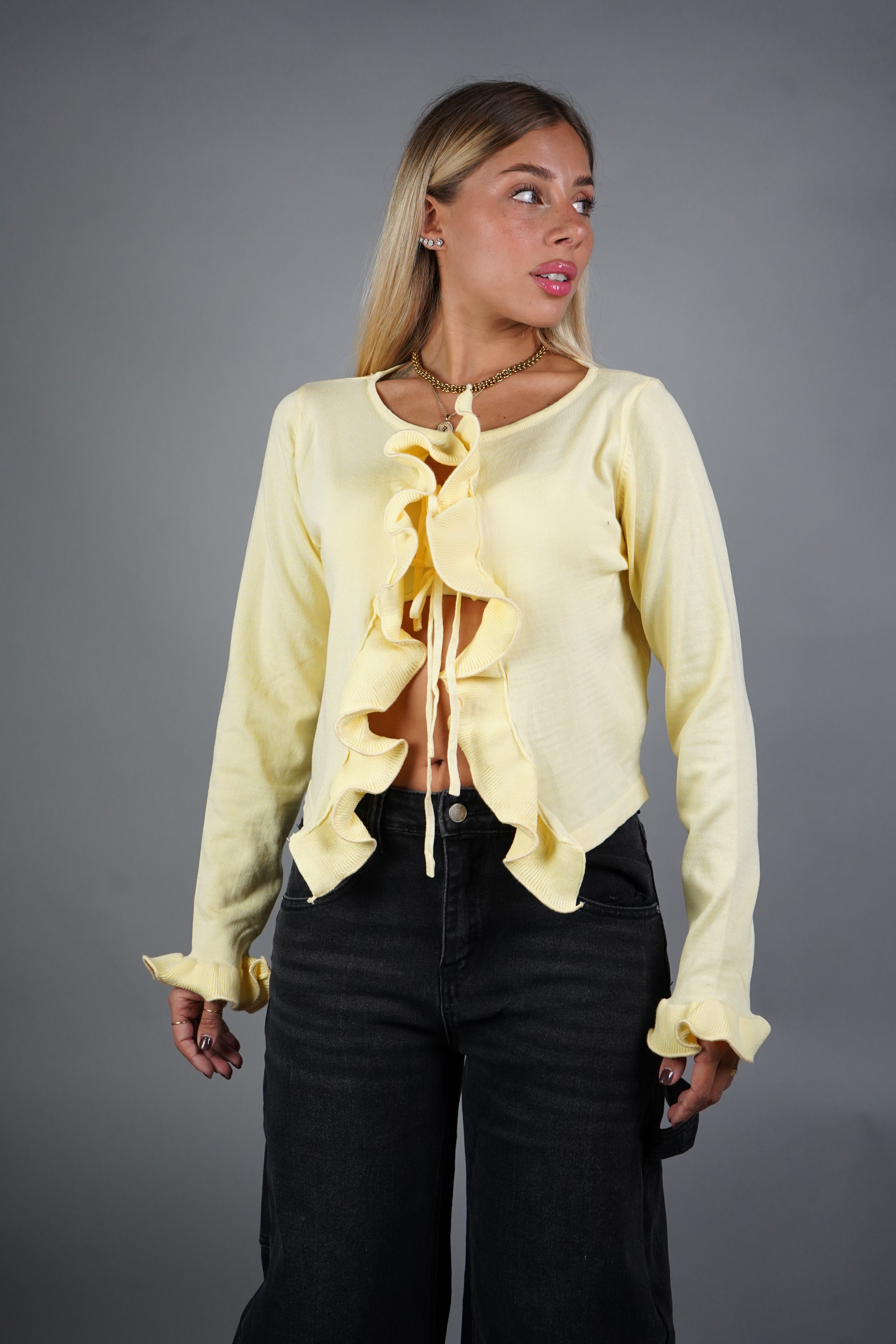 CARDIGAN ROSALIA GIALLO