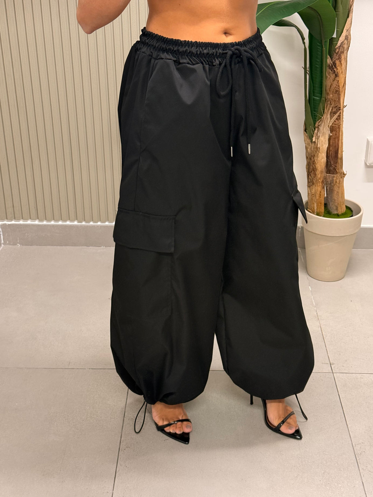 PANTALONE CARGO MELISSA NERO