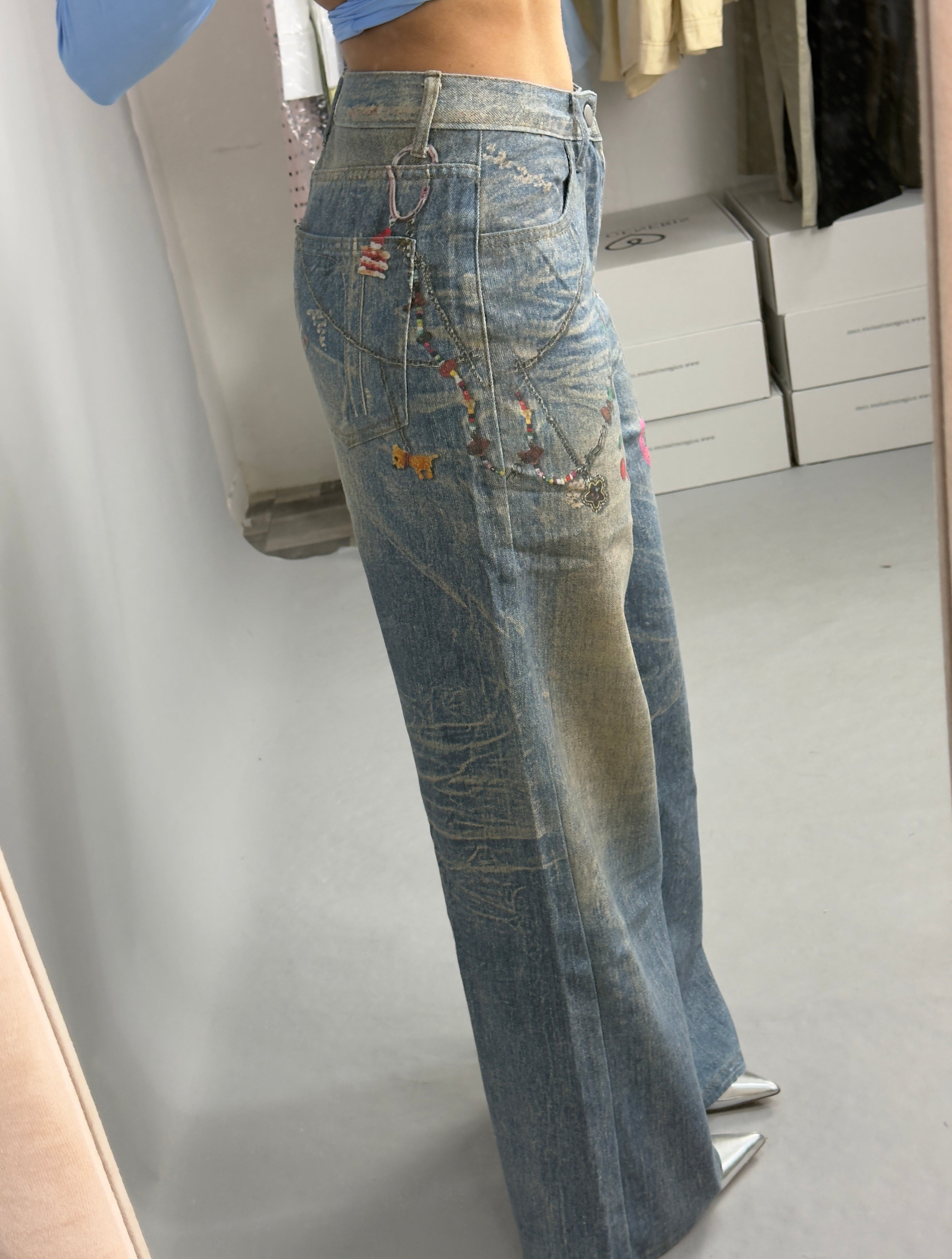 JEANS TATTOO TEDDY