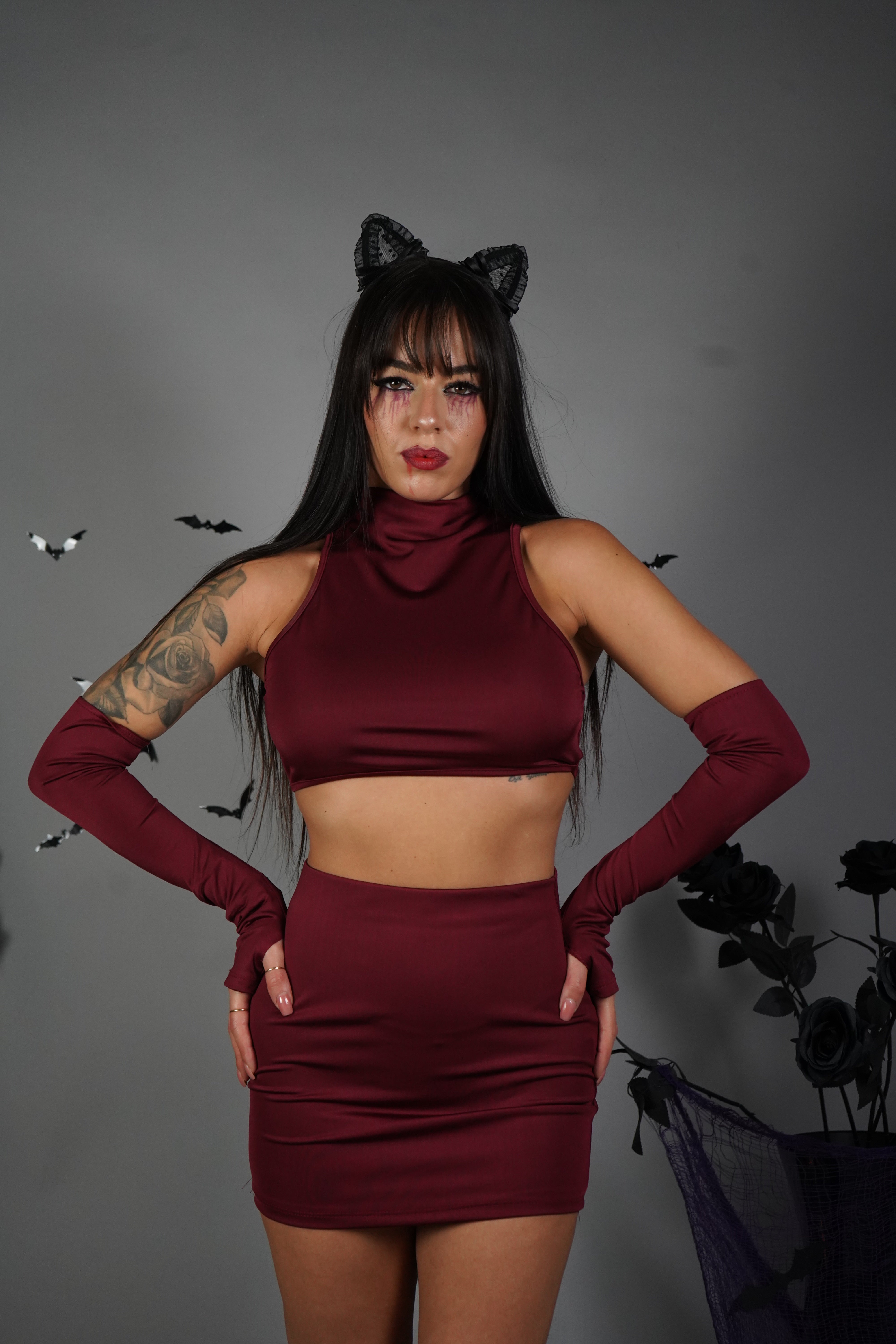 COORDINATO NIGHT BORDEAUX