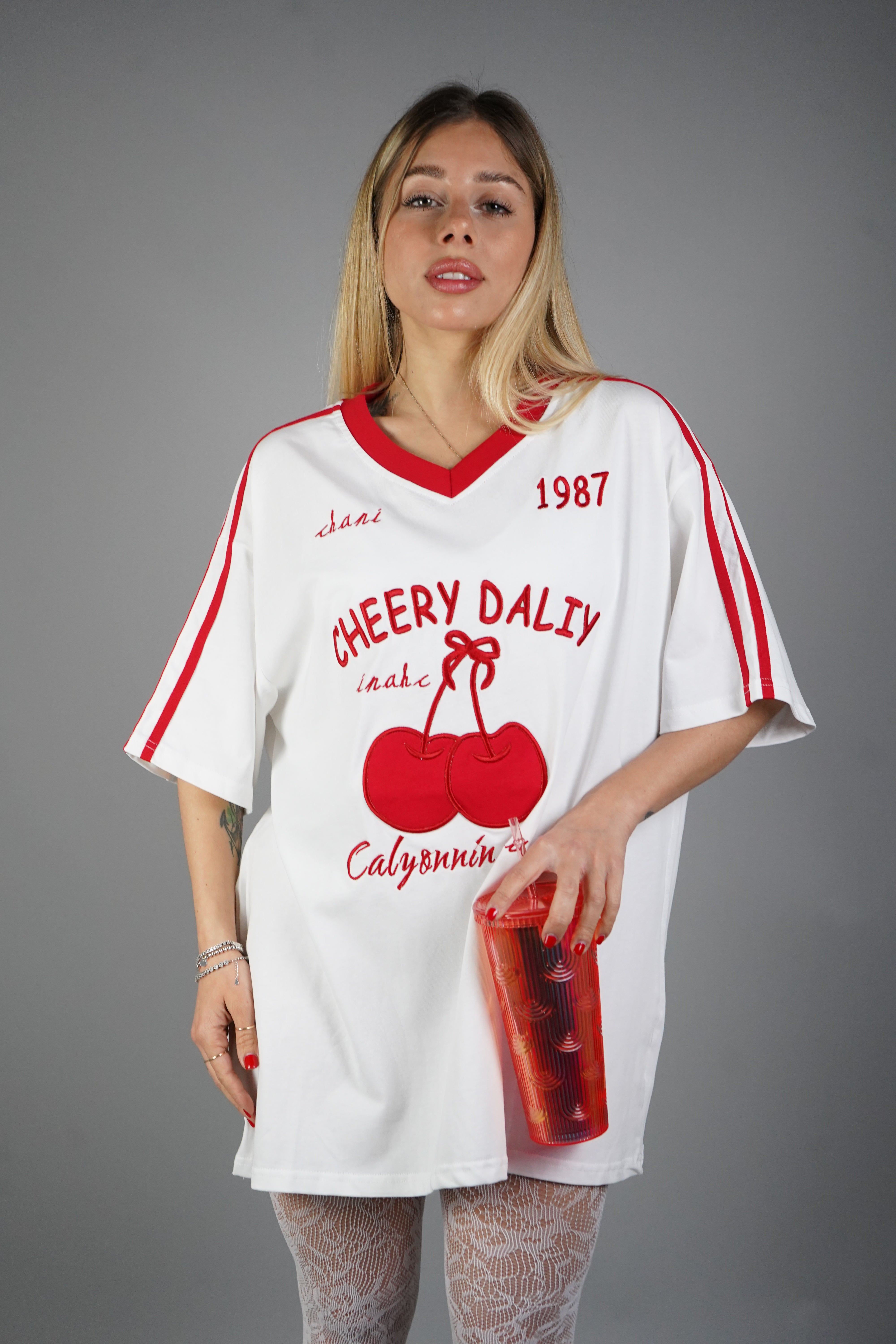 MAXI T-SHIRT CHERRY