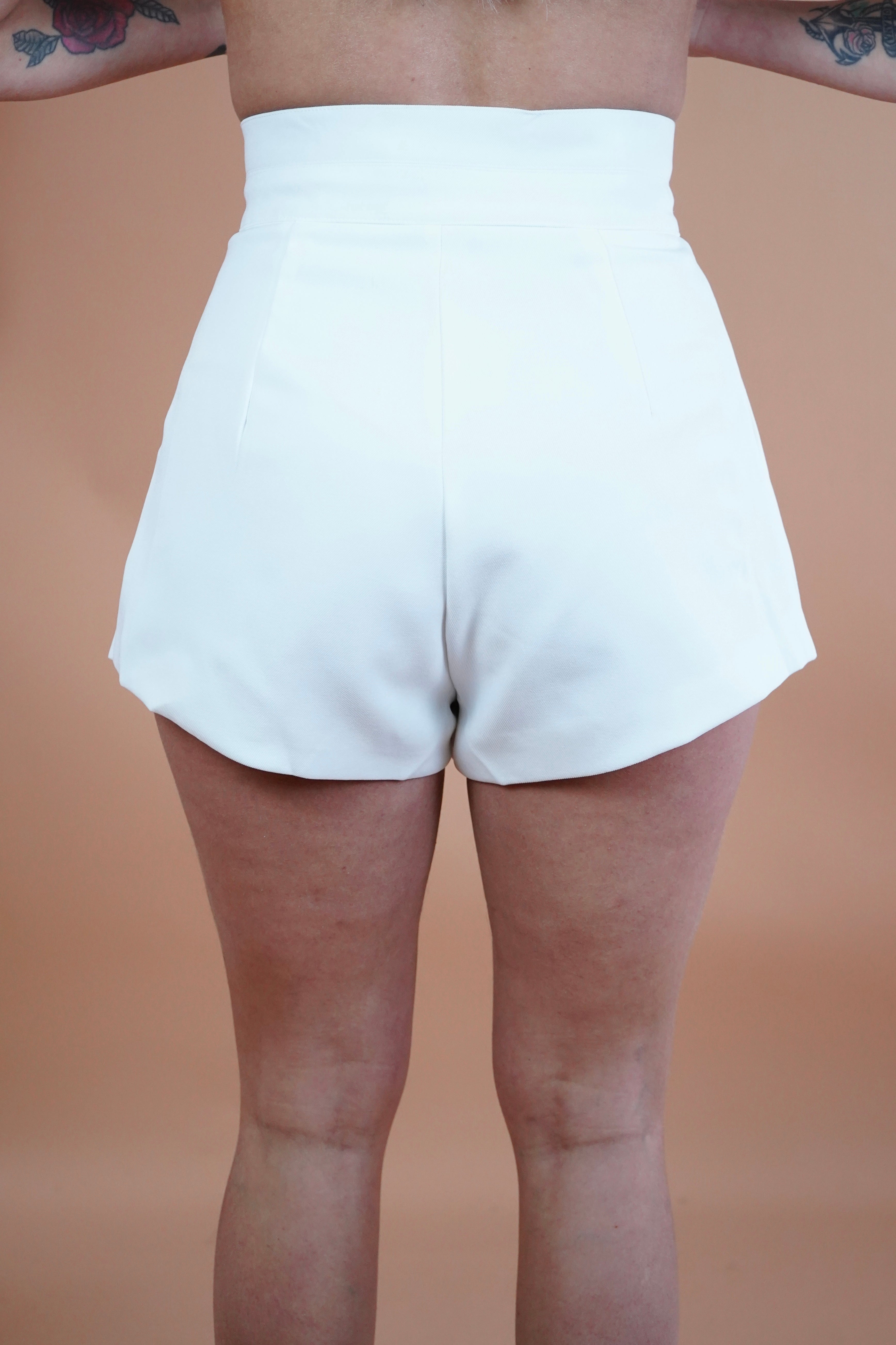MINI SHORTS BUSTINO BIANCO