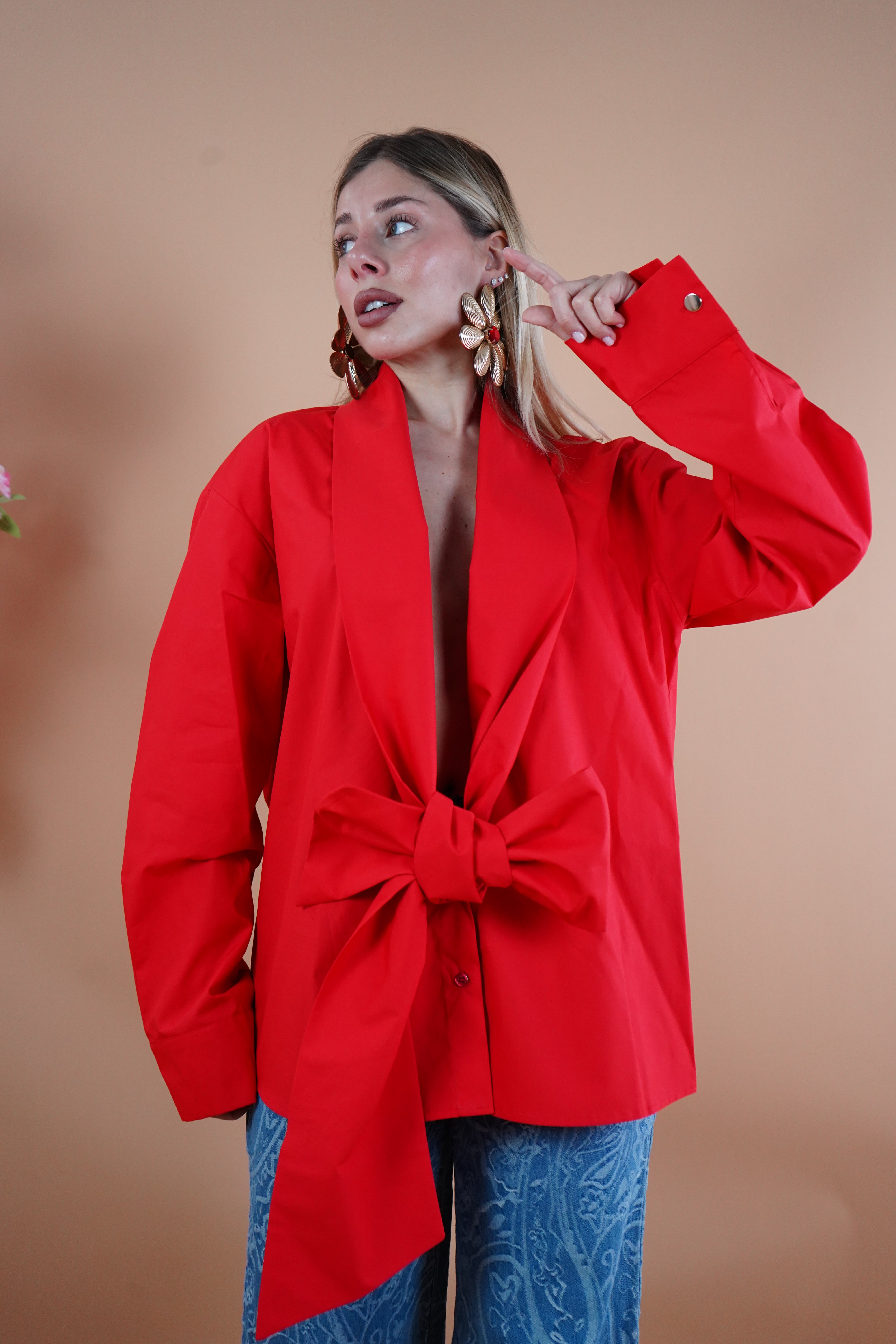 CAMICIA LEONIE ROSSA