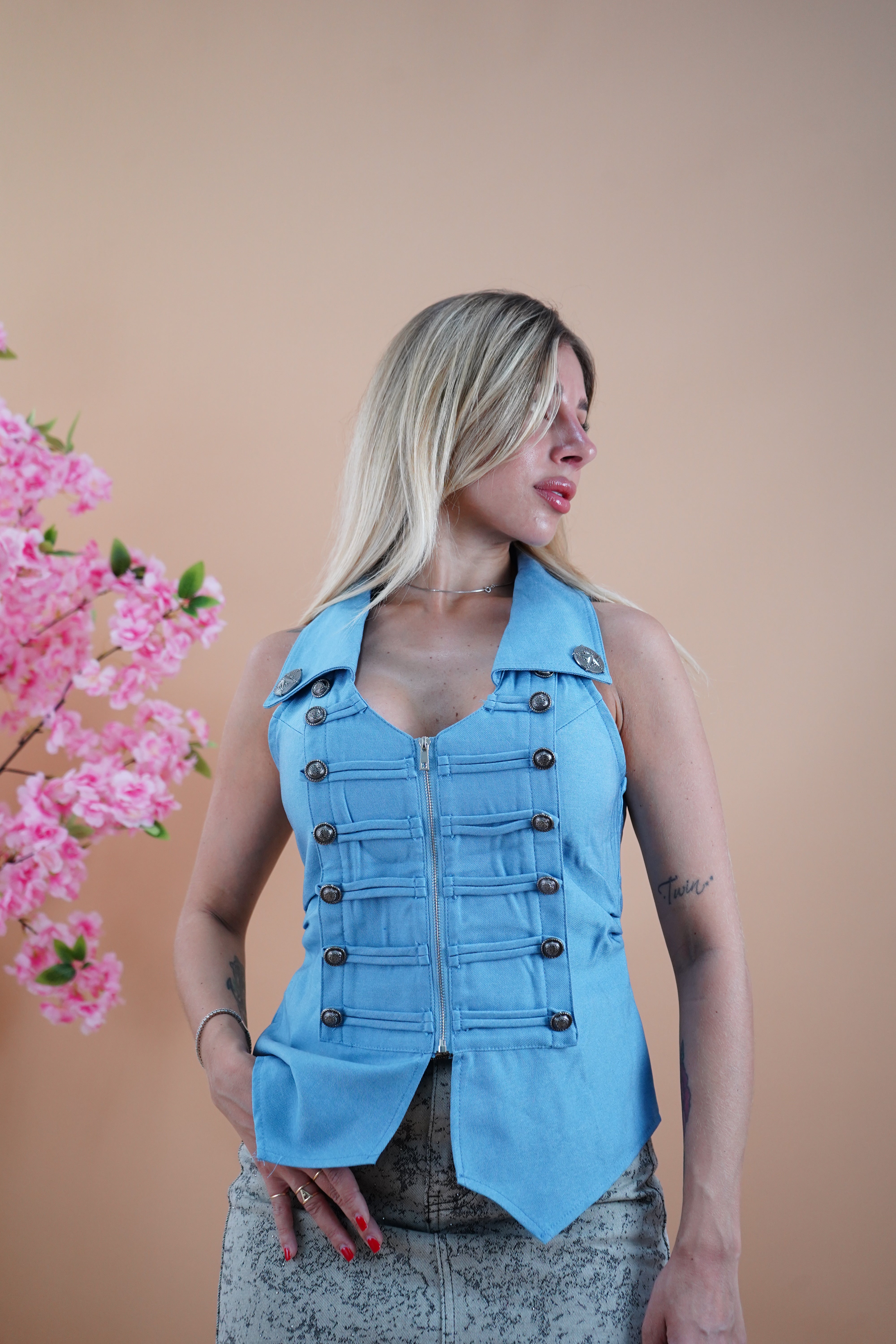 GILET ALAMARI STELLA DENIM