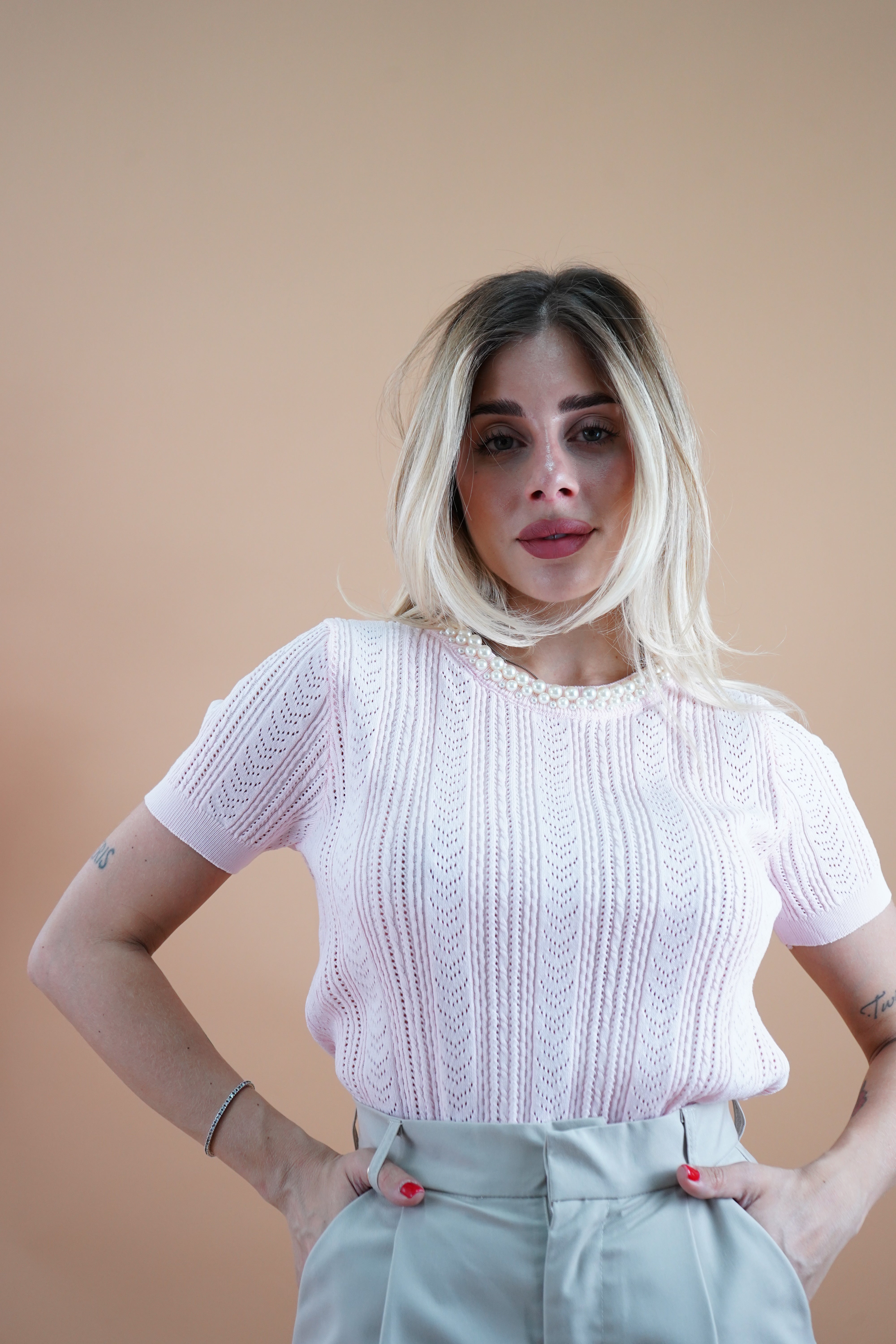 MAGLIA MARZIA ROSA