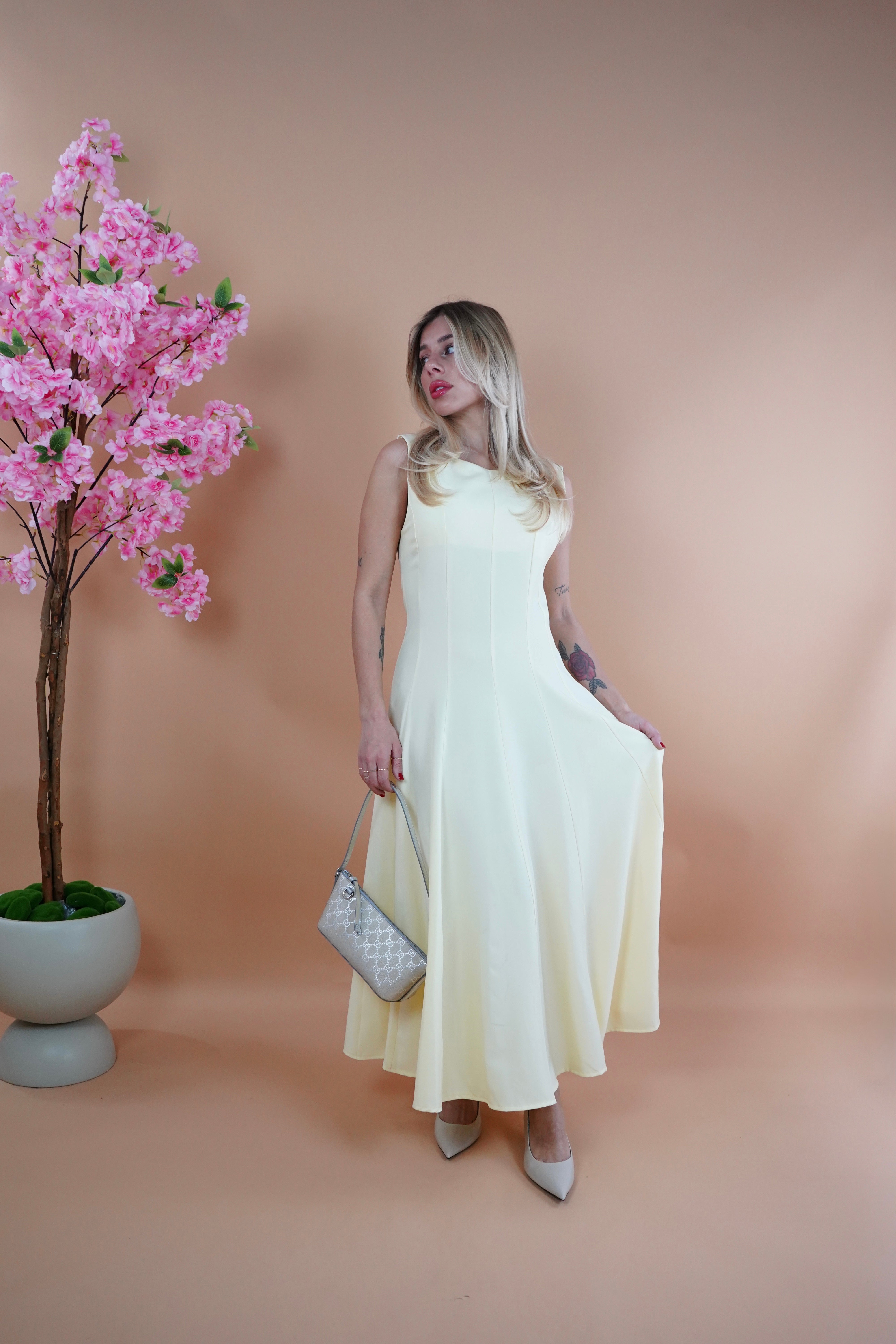 DRESS CAMILLA GIALLO