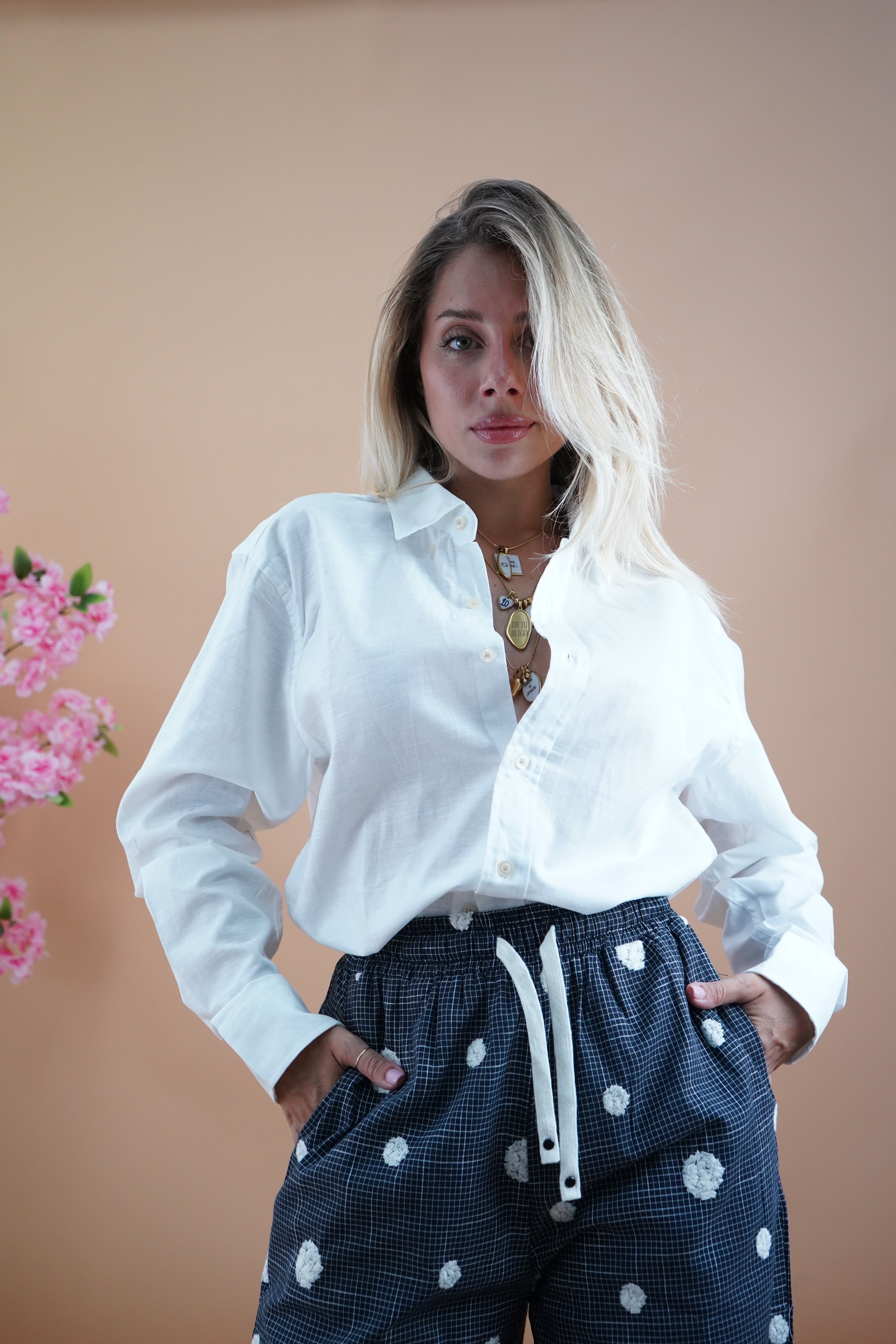 CAMICIA IN LINO PREMIUM BIANCA