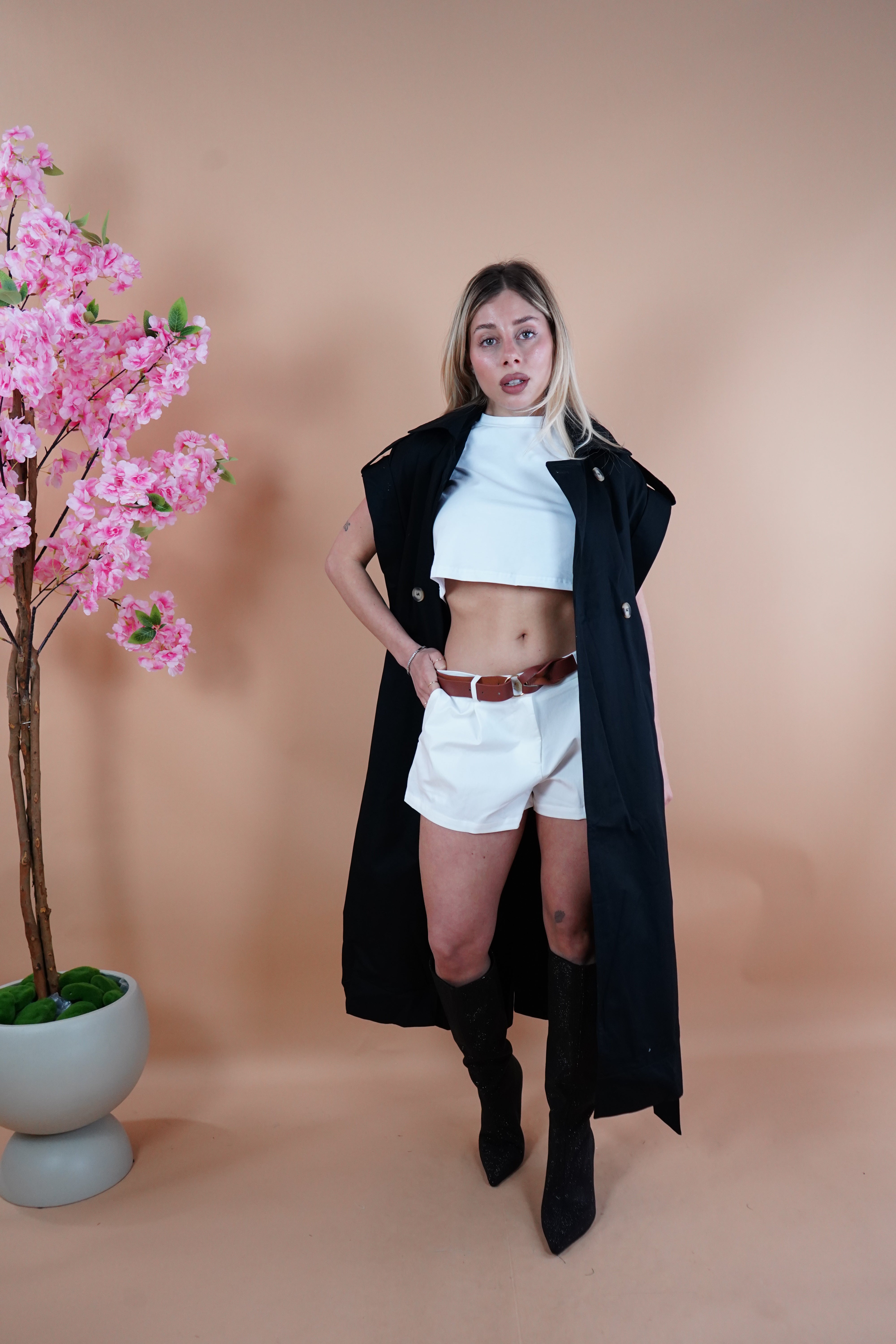 TRENCH ROMA NERO