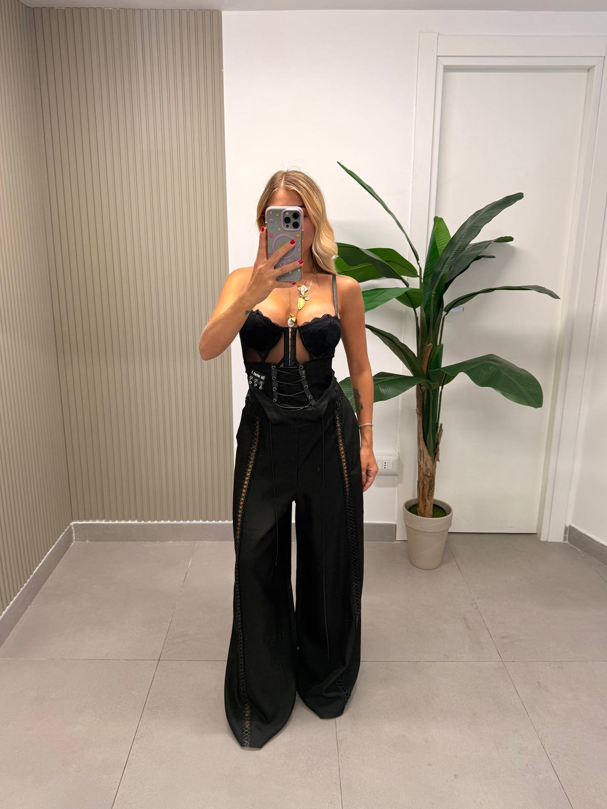 PANTALONE RENA NERO
