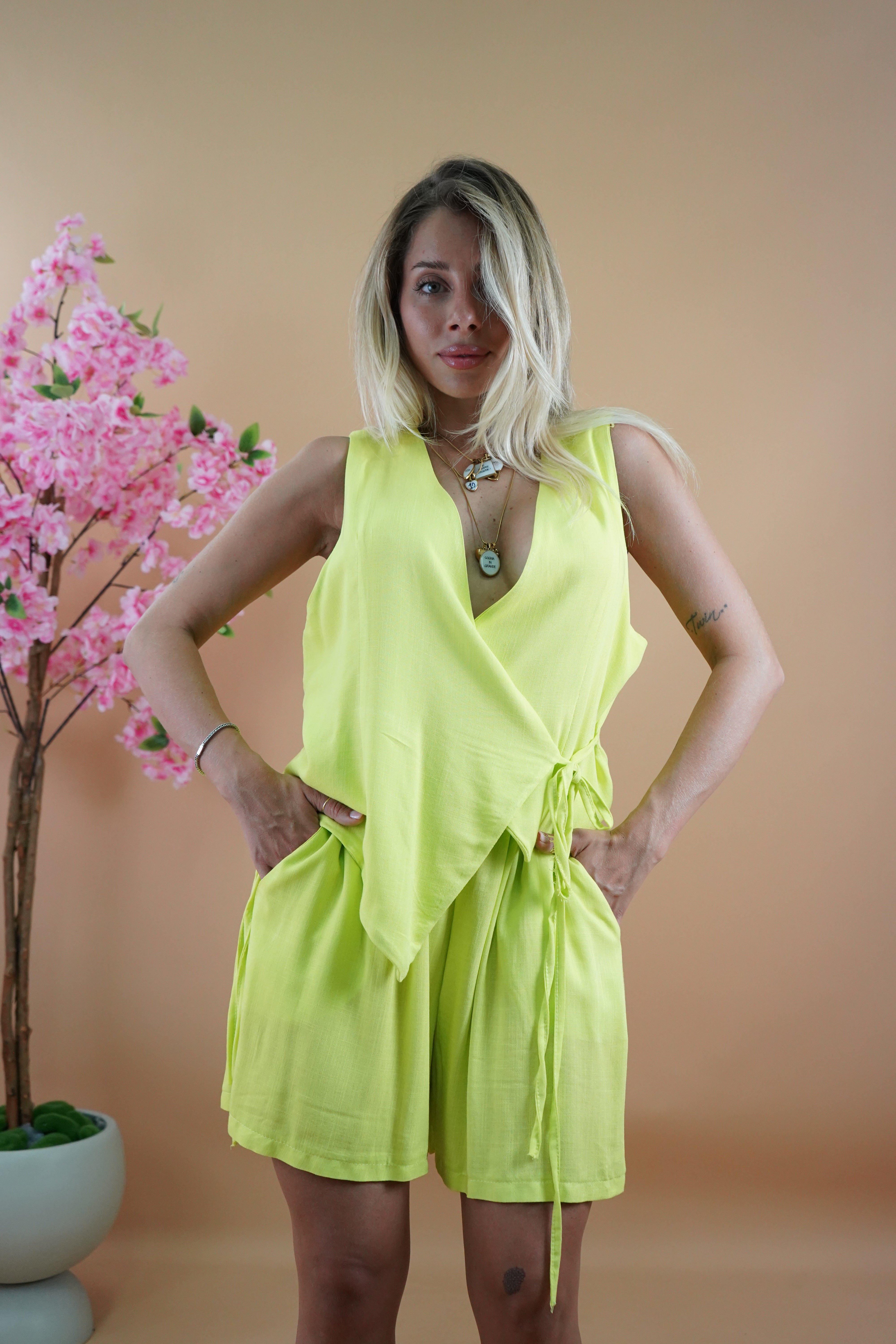COORDINATO GIOIA VERDE ACIDO
