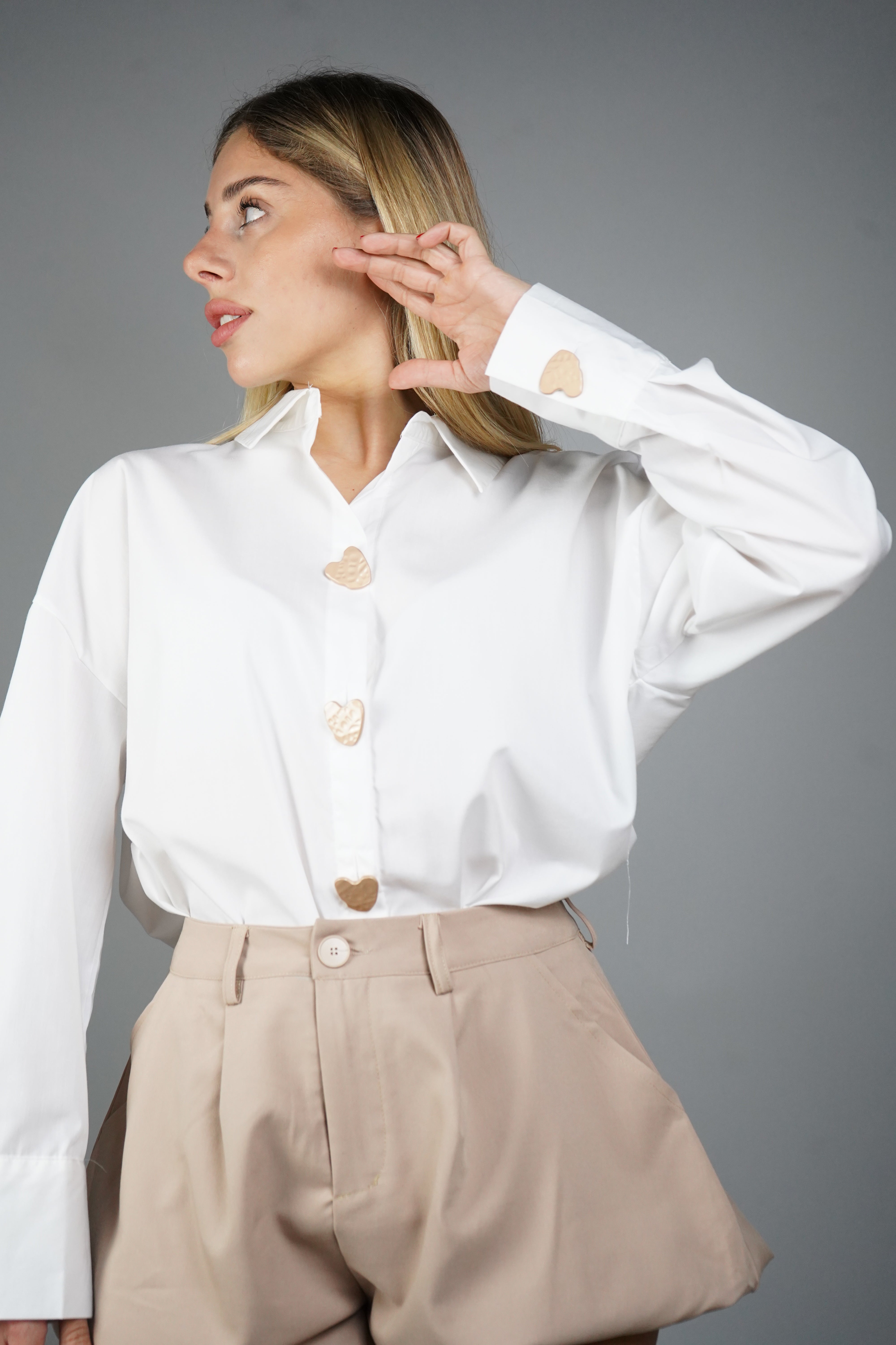 CAMICIA CUORI ORO