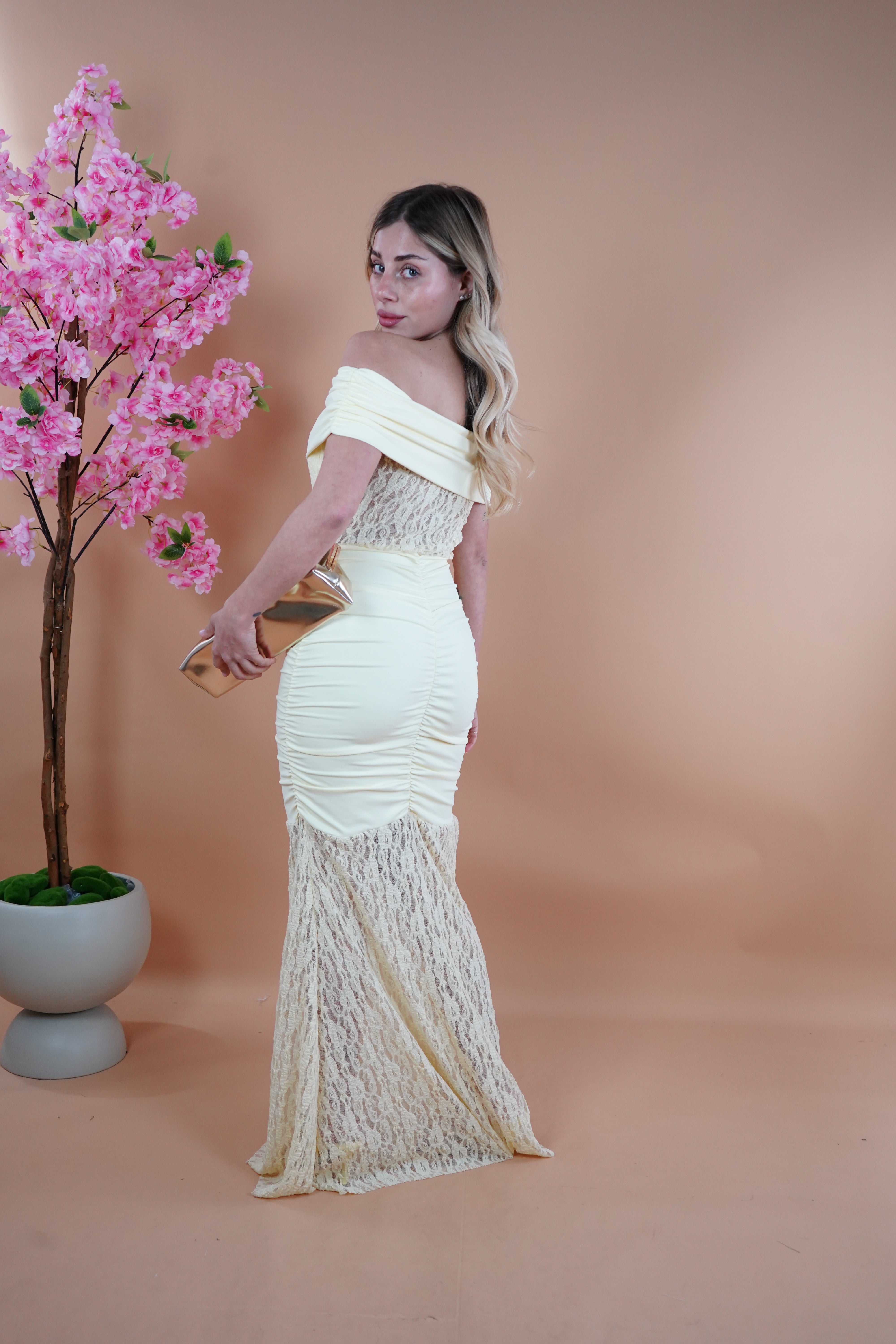 LONG DRESS DIANA GIALLO