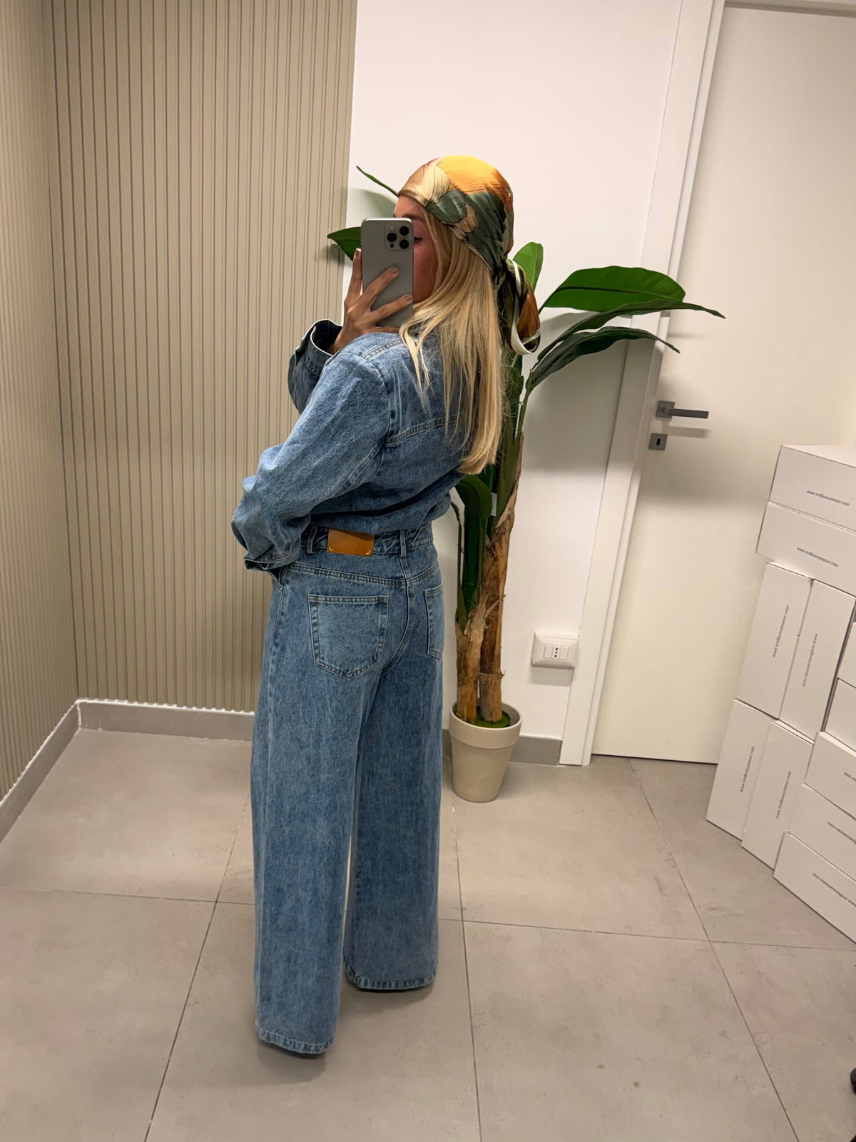JUMPSUIT DENIM CON SPALLINE