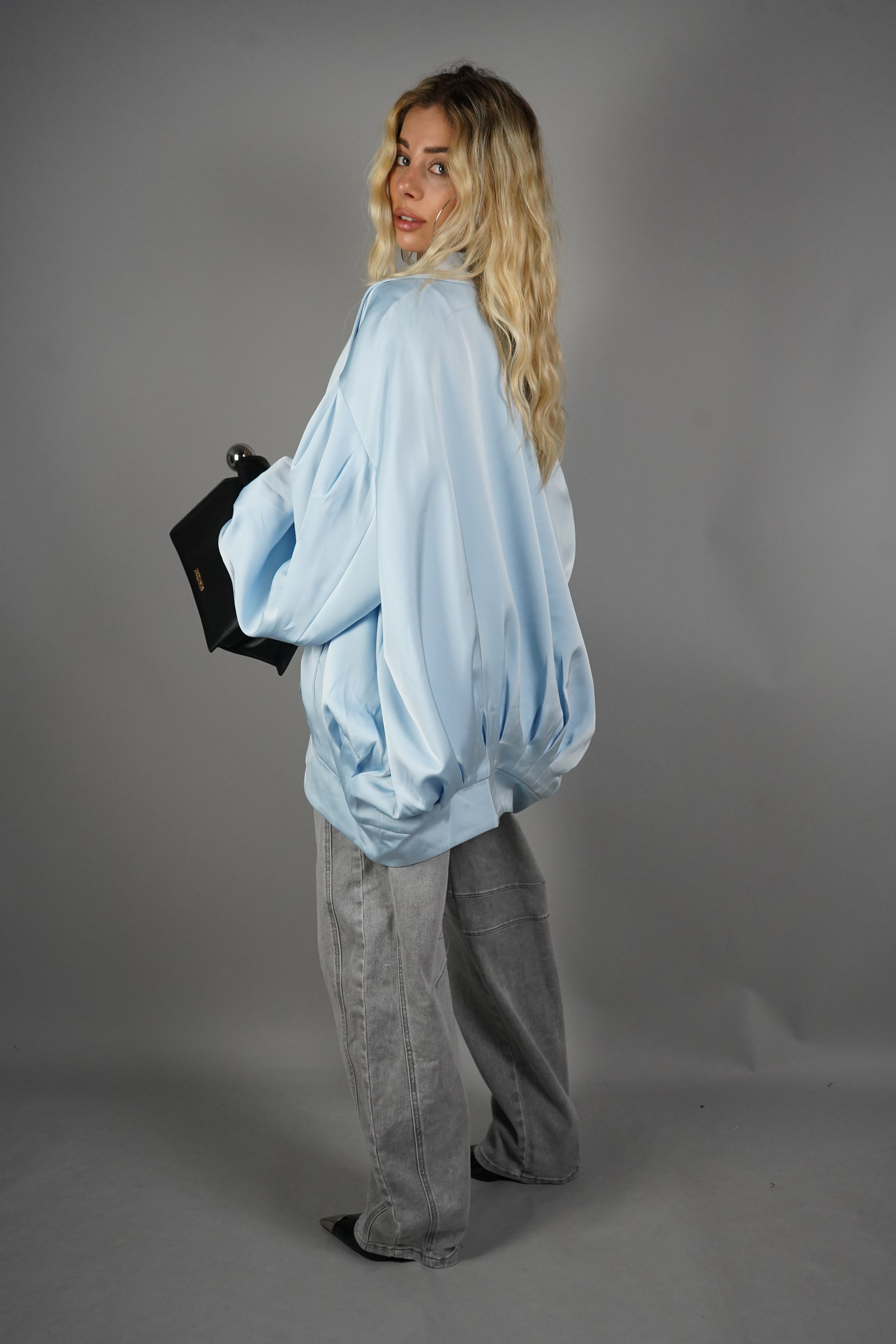 BOMBER GIOIA AZZURRO
