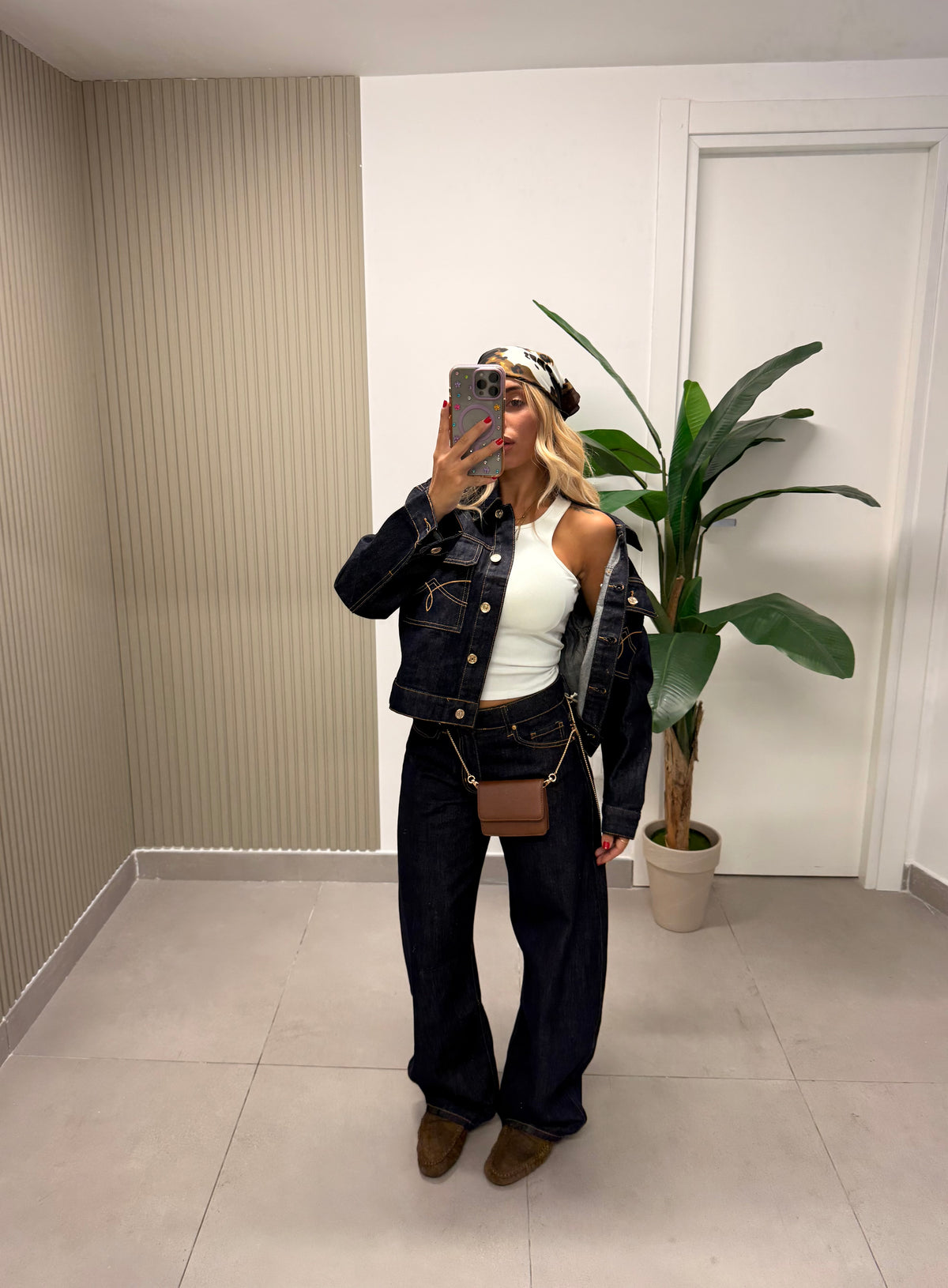 COORDINATO GRAZIA DENIM SCURO