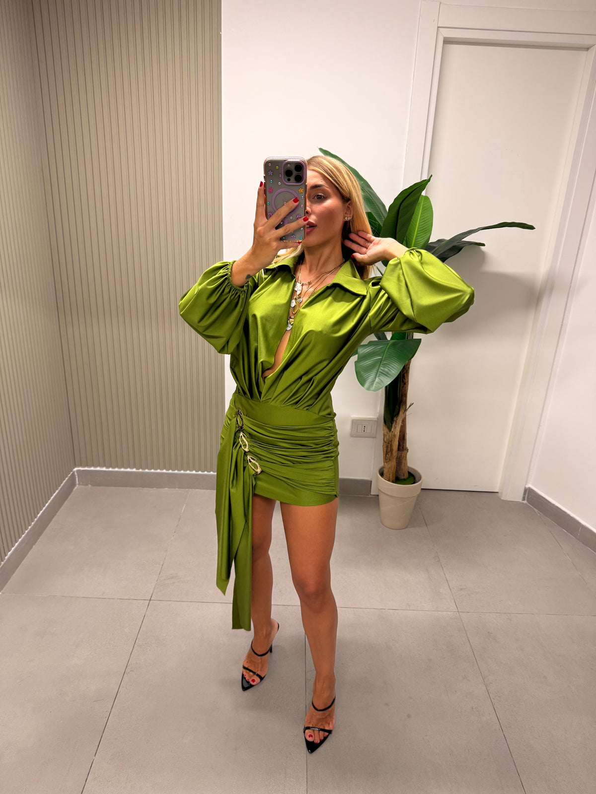 MINI DRESS CLUB VERDE