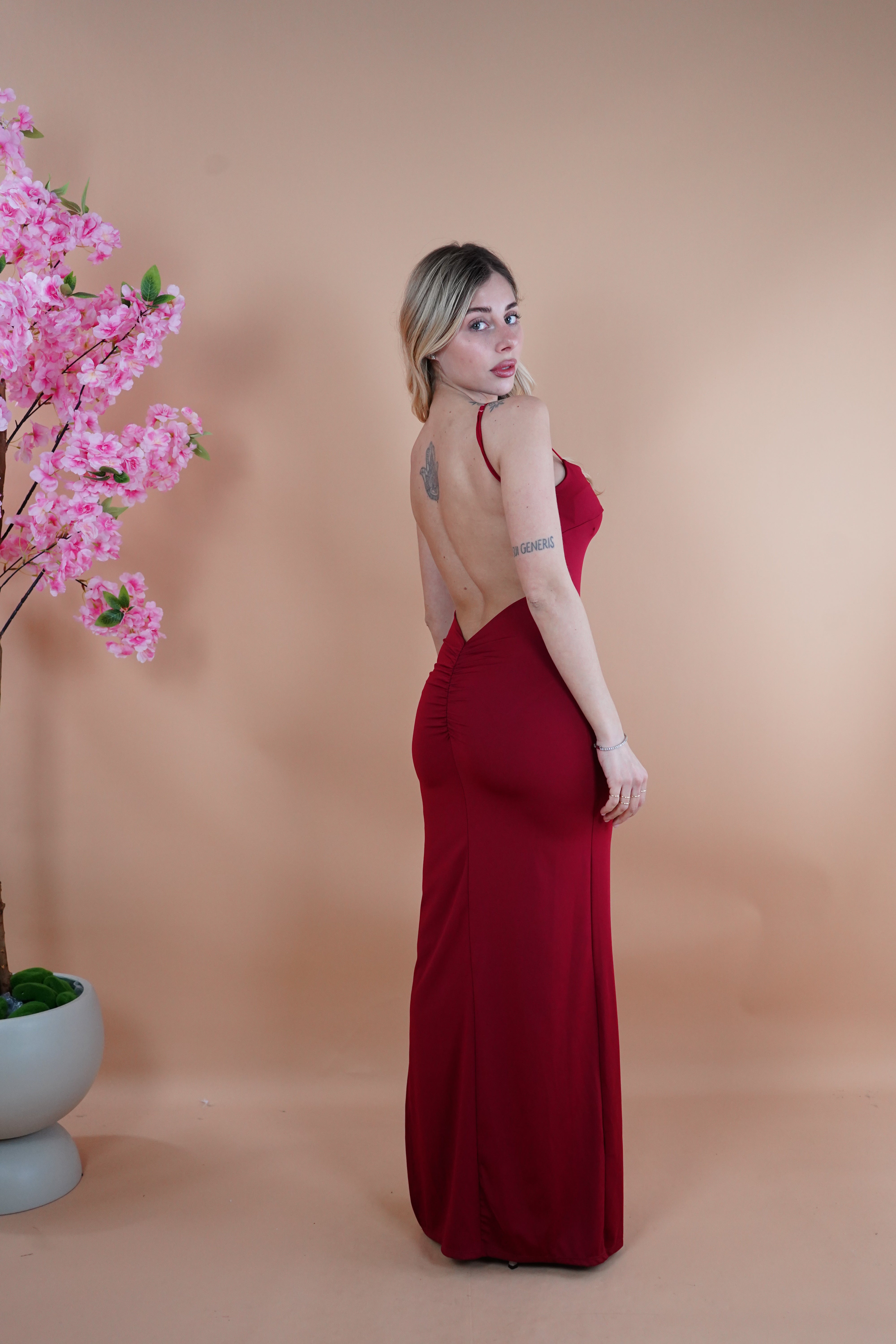 LONG DRESS ANNA ROSSO