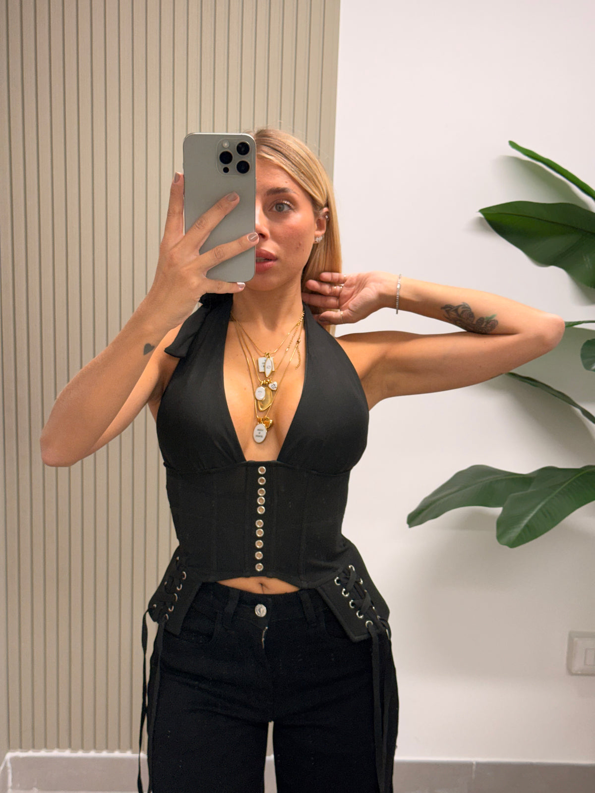 TOP BRIGIDA NERO