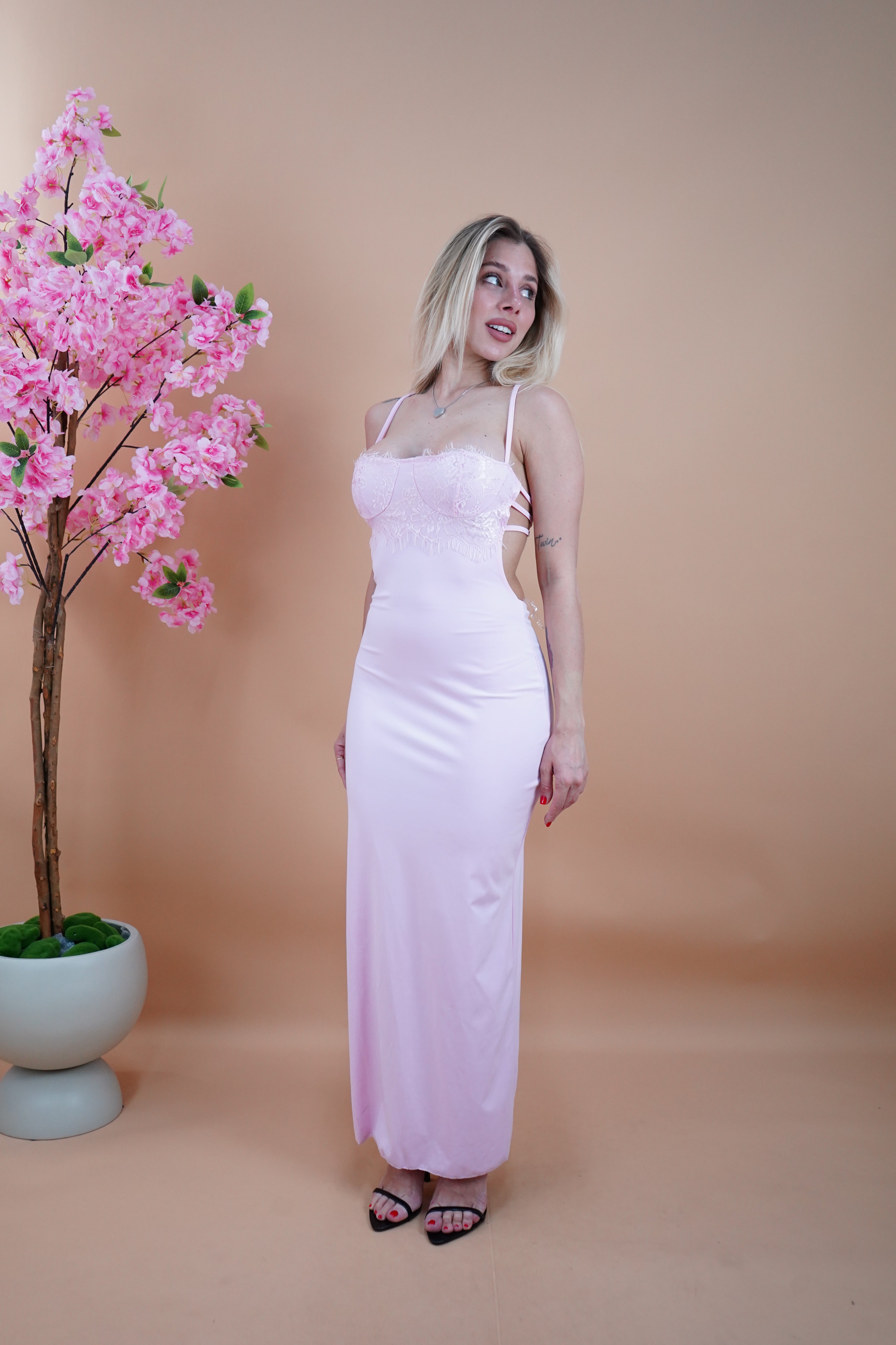 LONG DRESS NOEMI ROSA