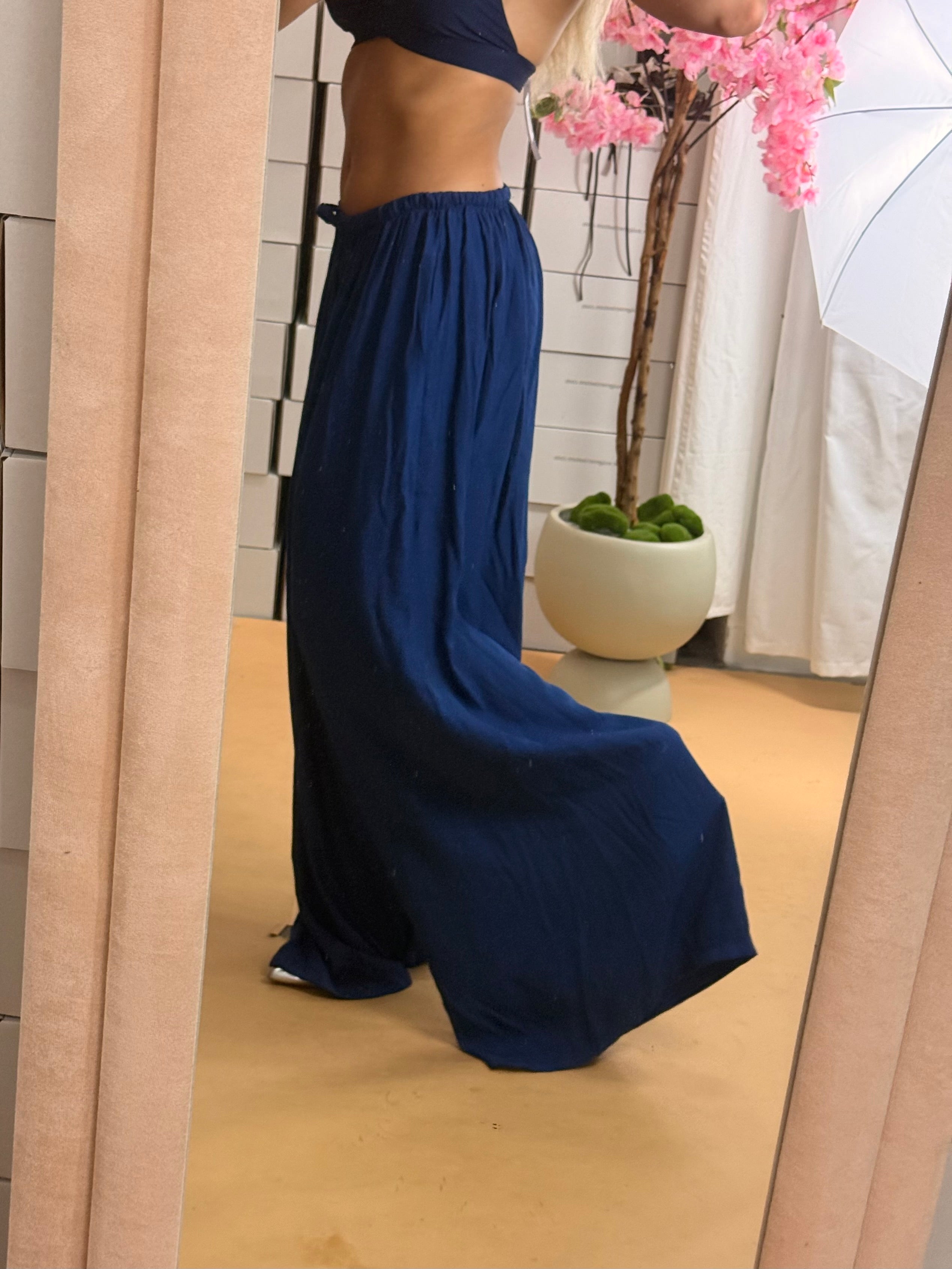 PANTALONE SOFT BLU