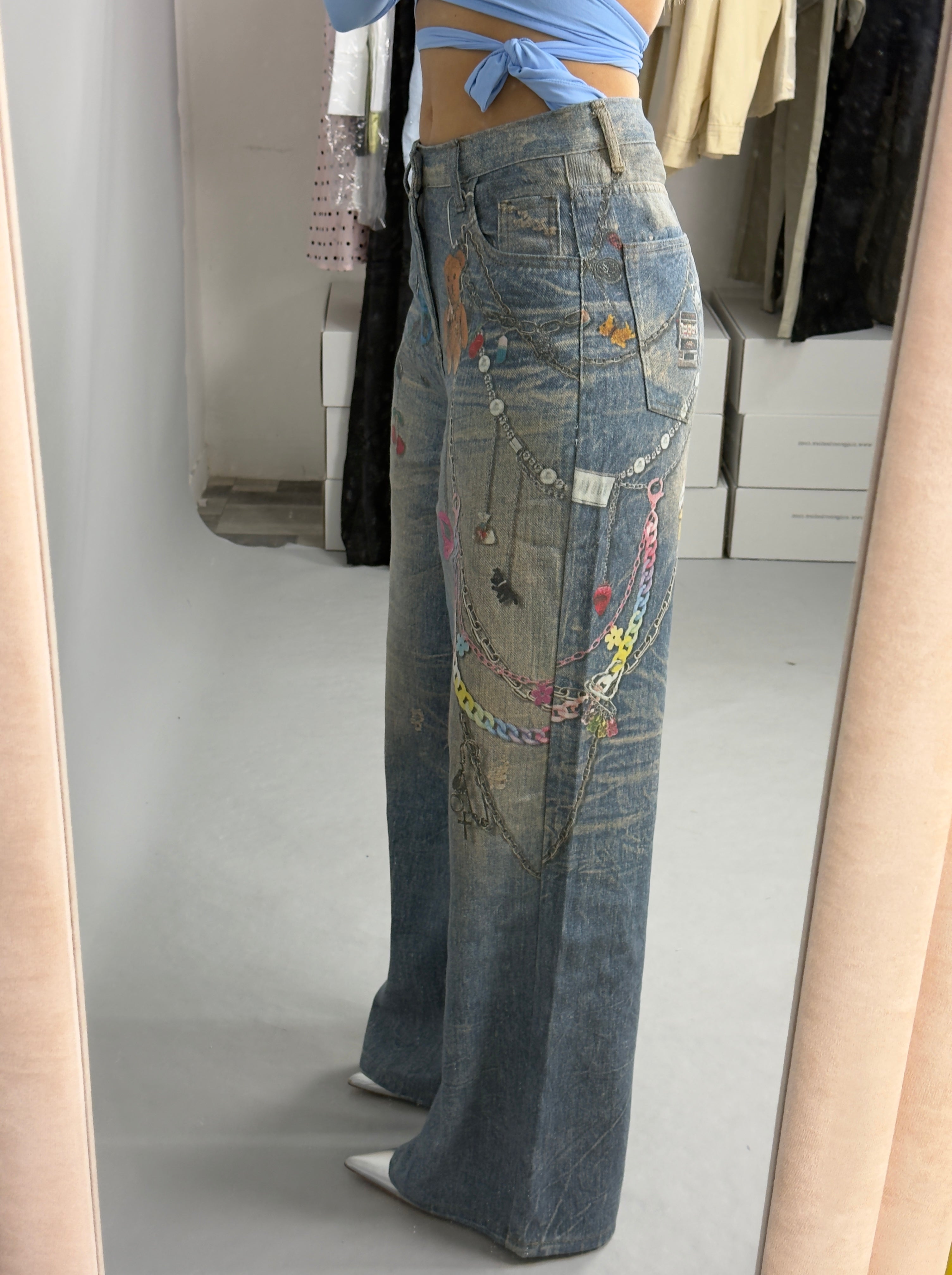 JEANS TATTOO TEDDY