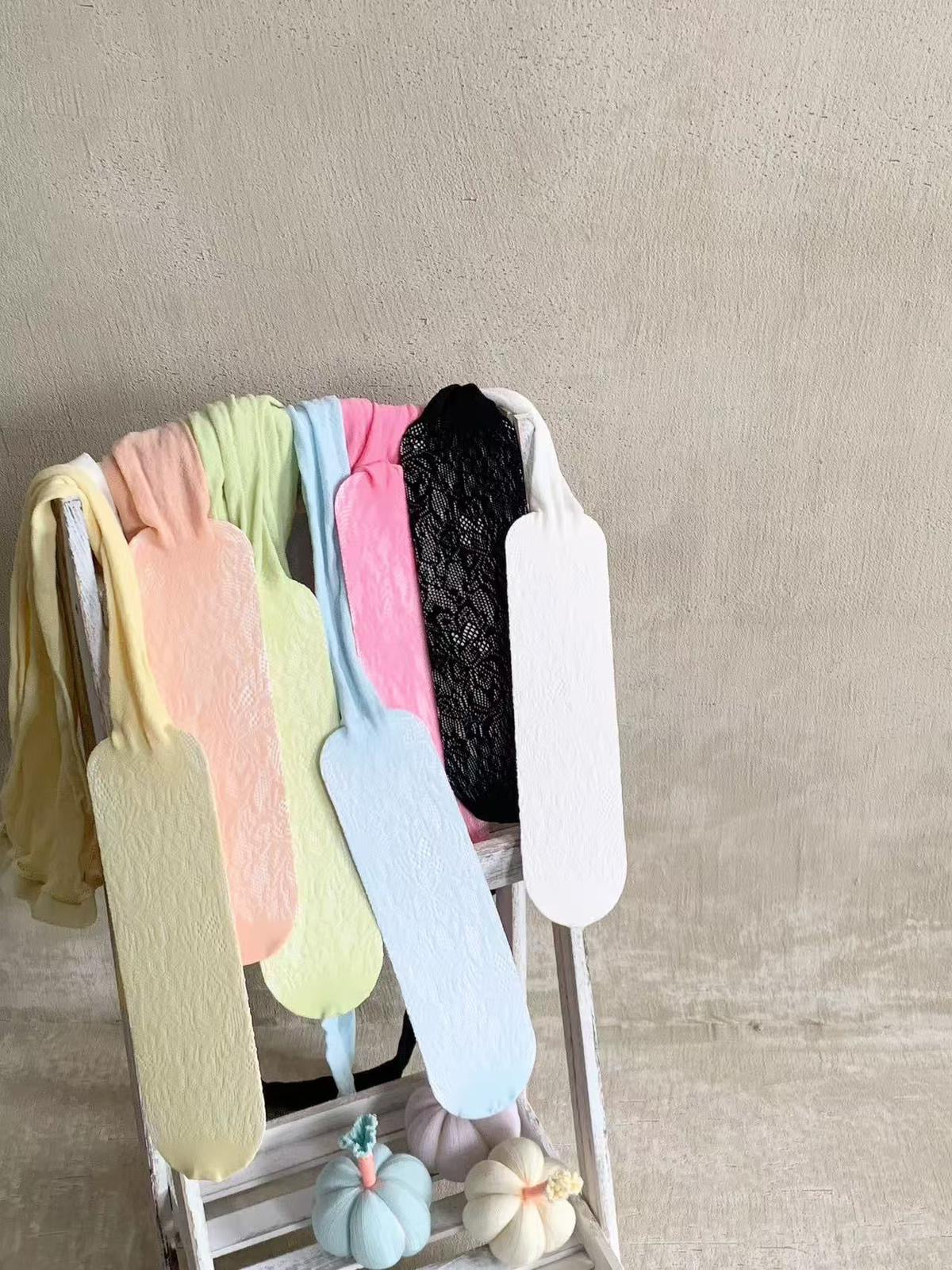 CALZE IN PIZZO PASTELLO