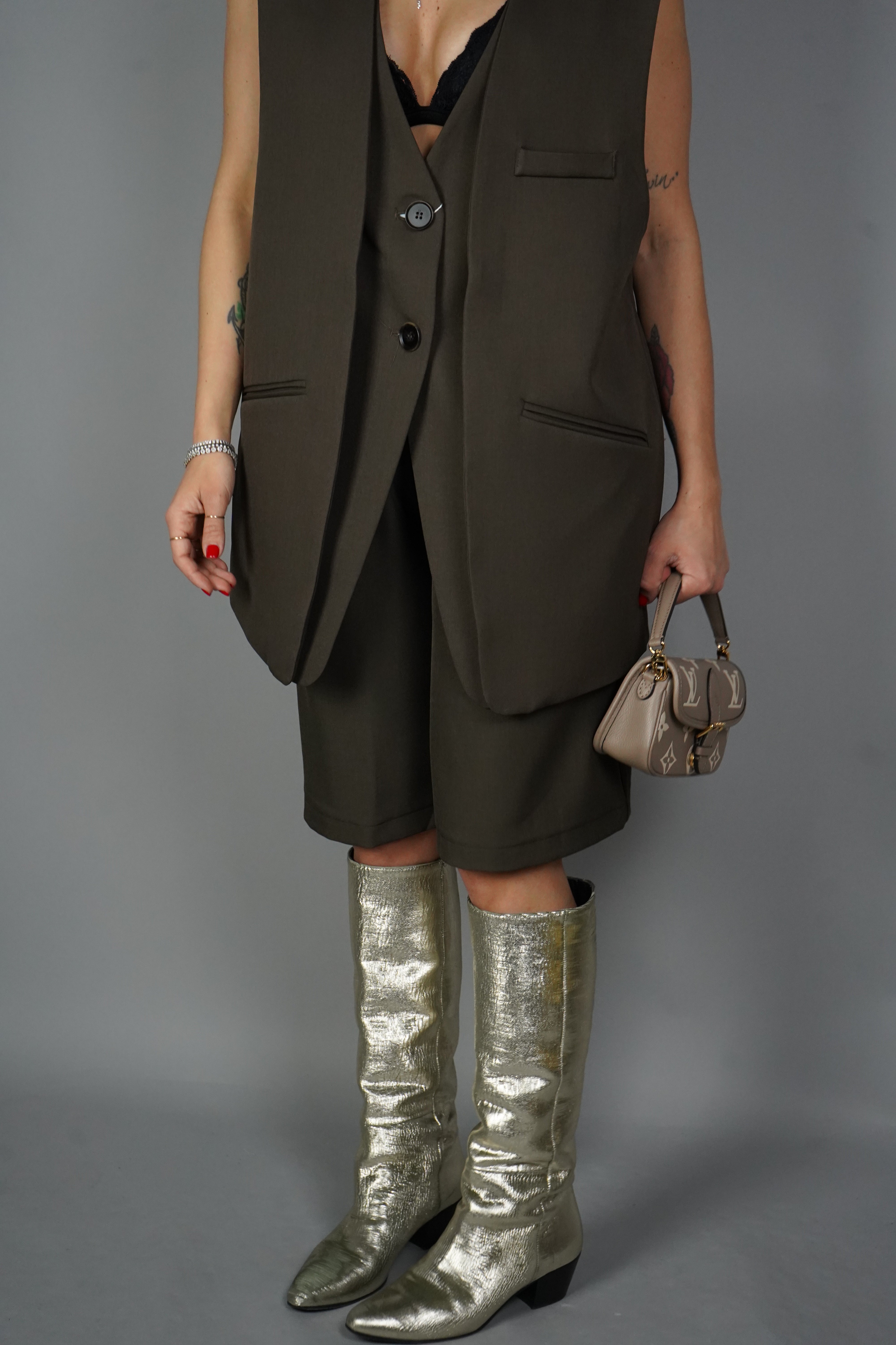 TAILLEUR DUBLINO MARRONE