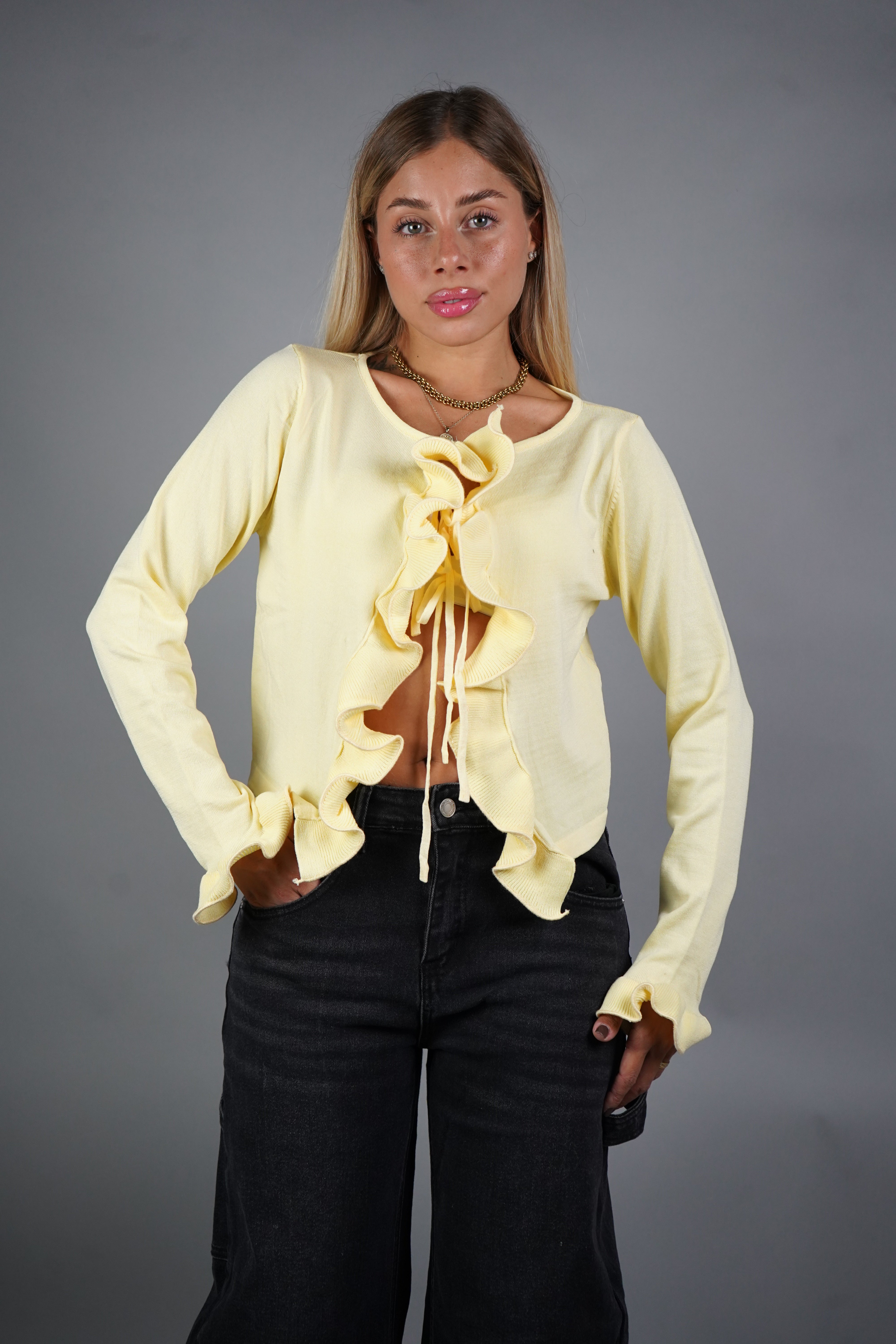 CARDIGAN ROSALIA GIALLO