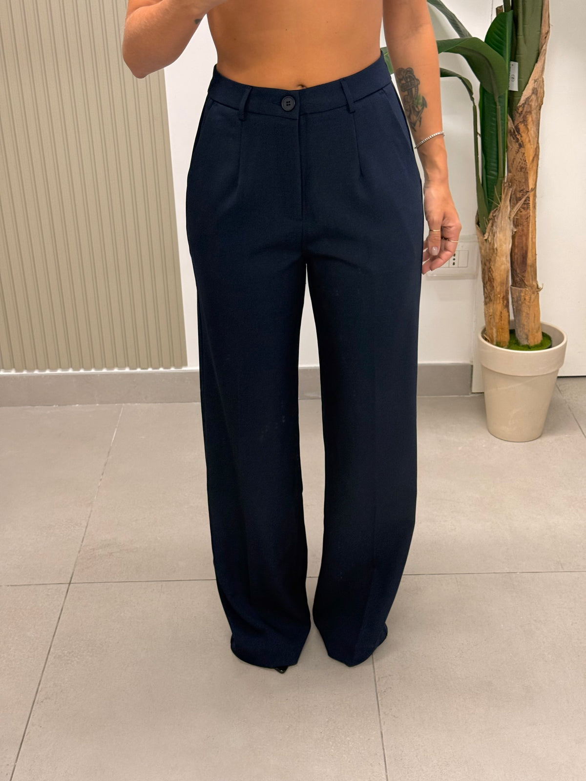 PANTALONE OFFICE BLU