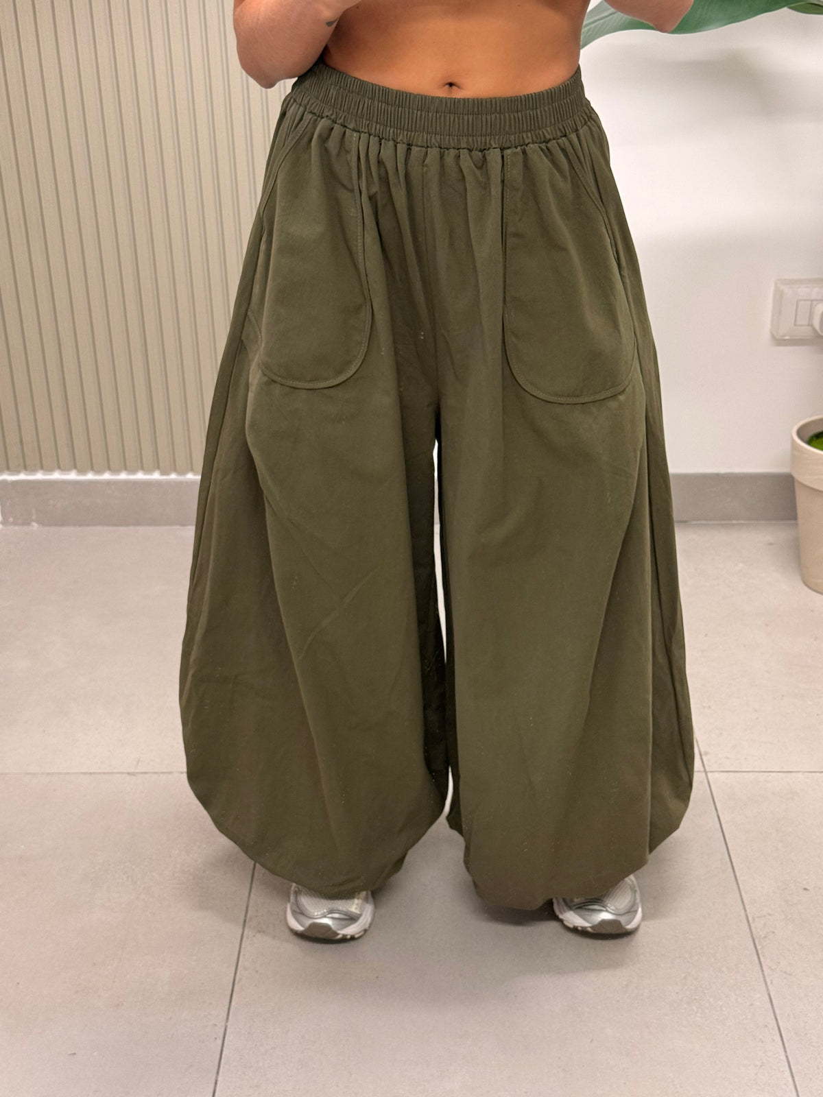 PANTALONE BALLON KATIA VERDE