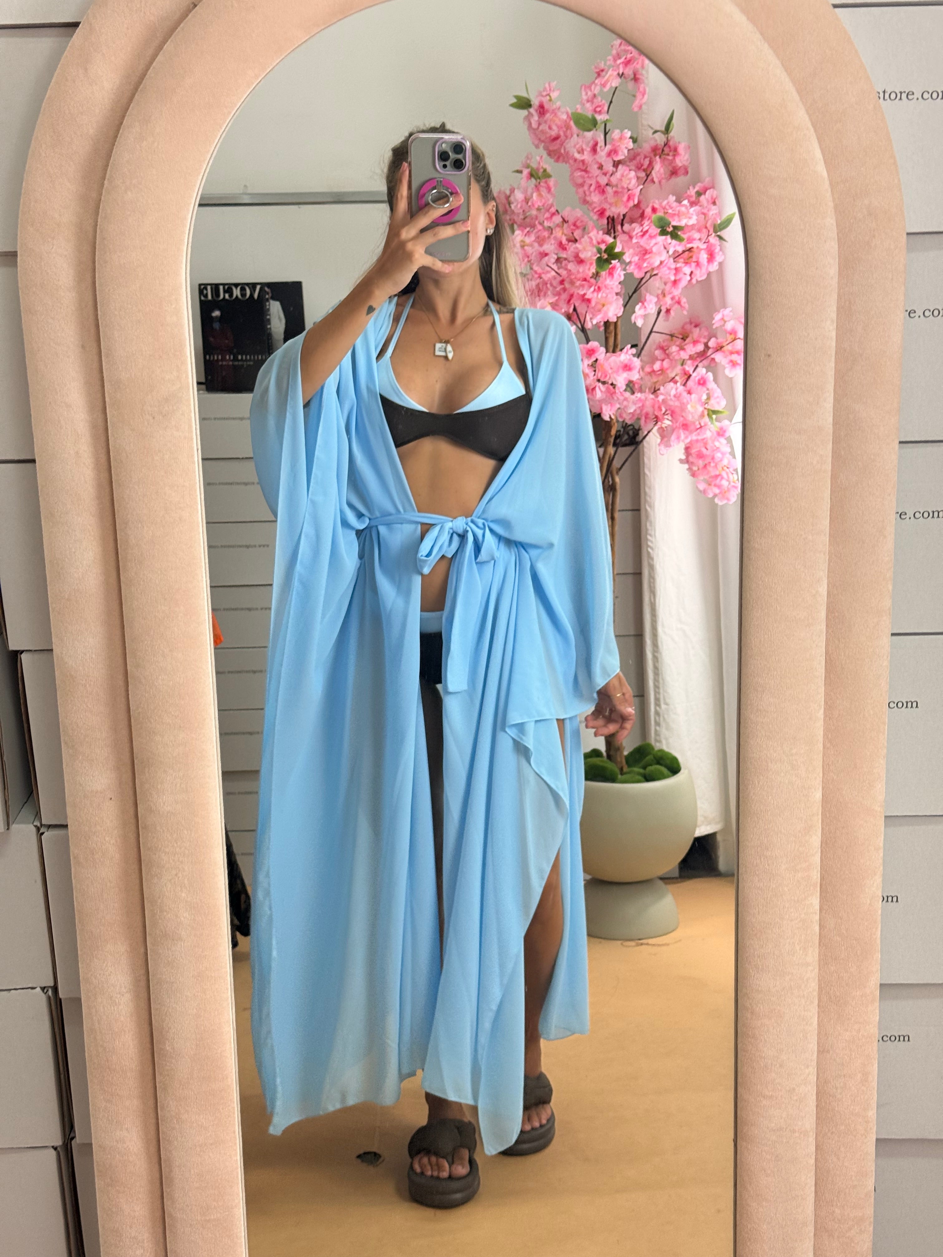 BIKINI BICOLOR AZZURRO