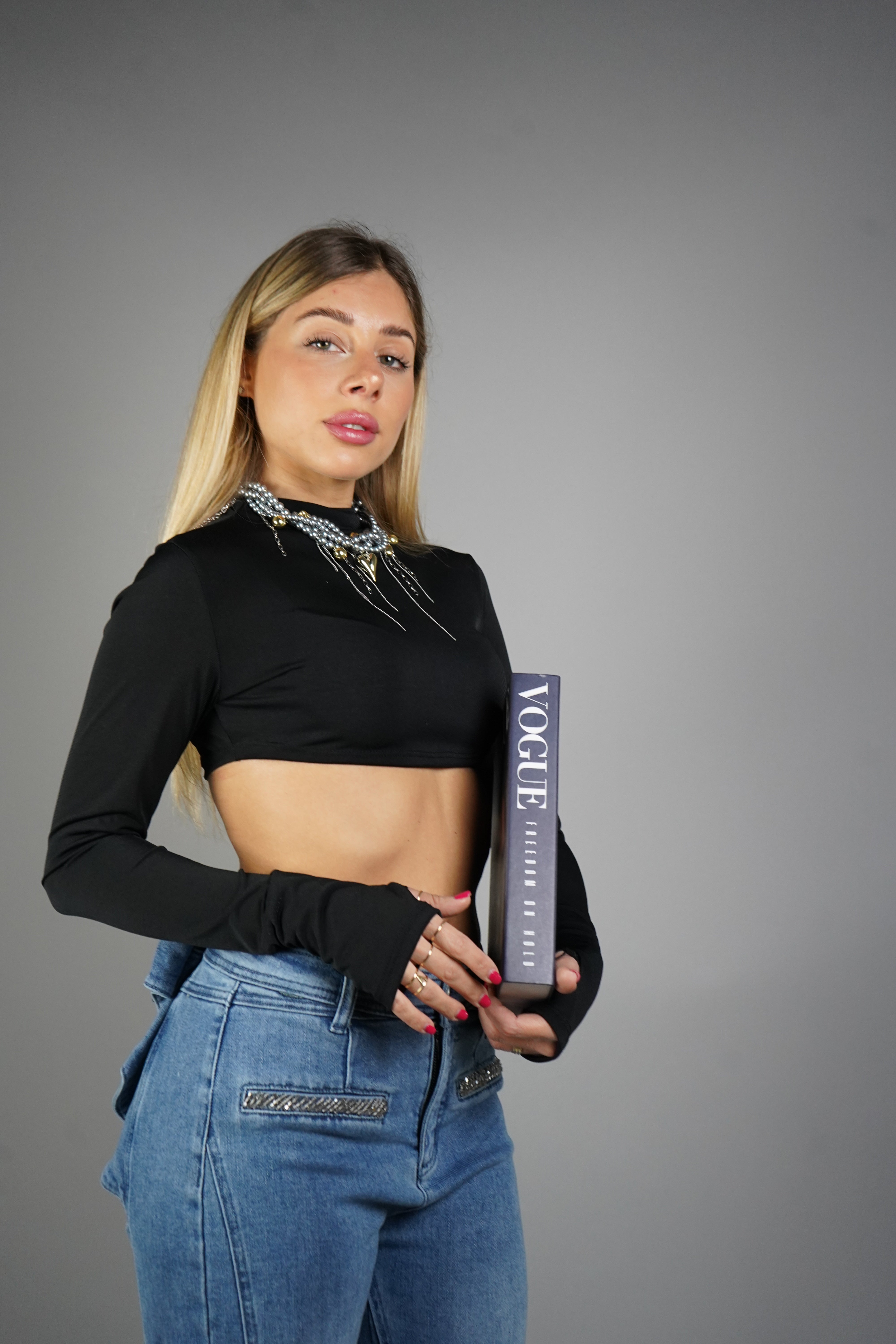 TOP CROP NERO