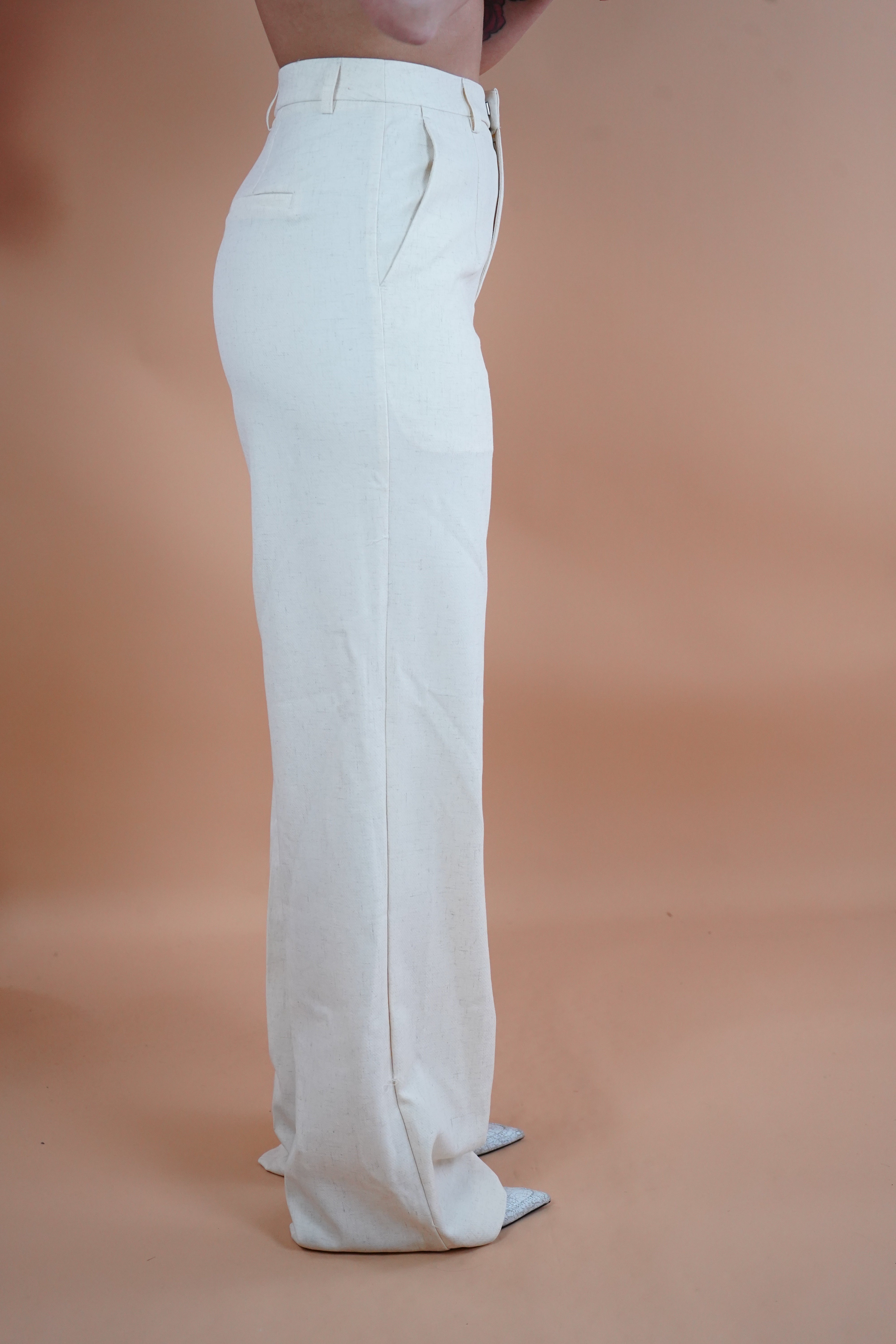 PANTALONE CLASSICO PANNA