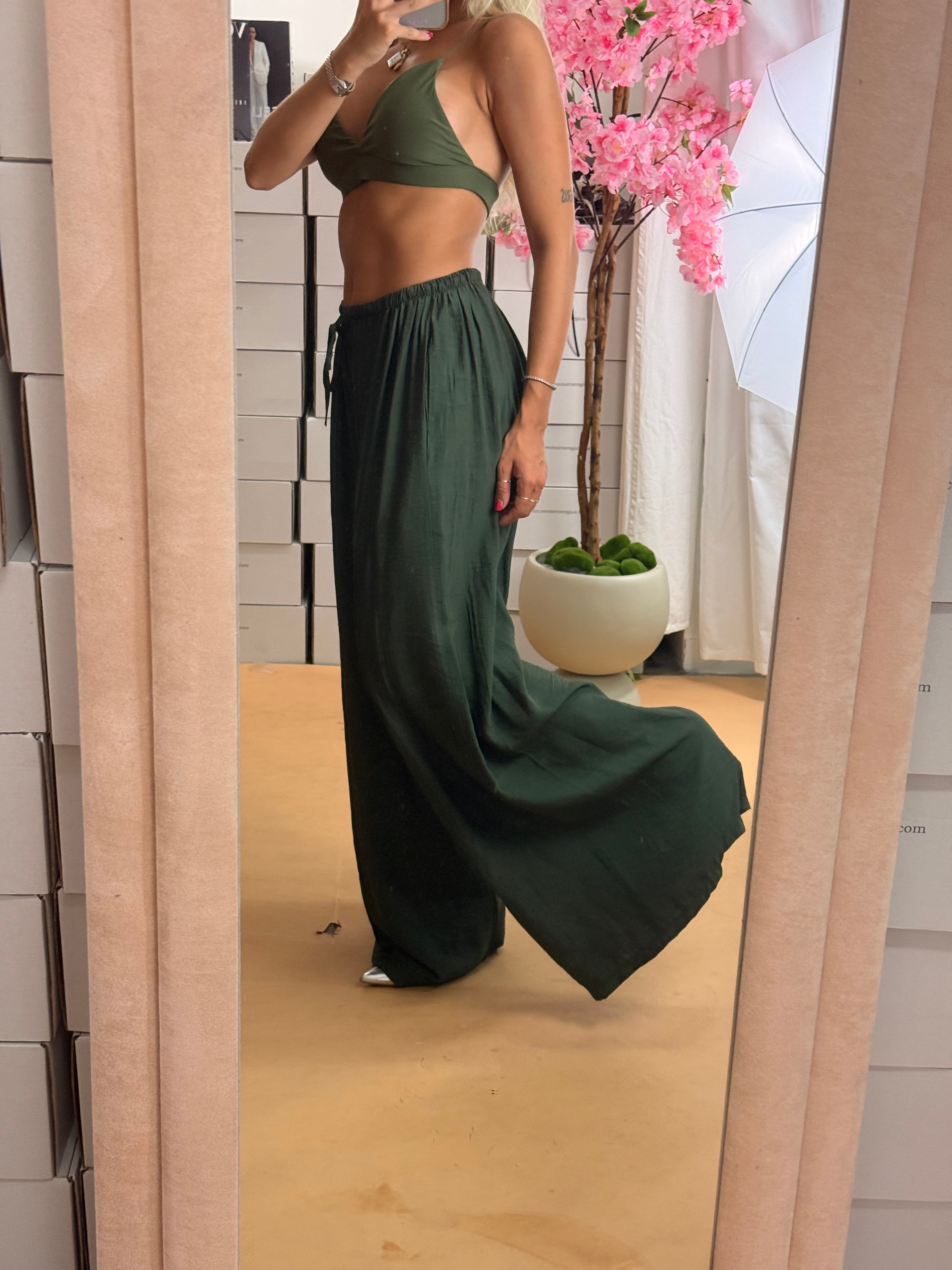 PANTALONE SOFT VERDE