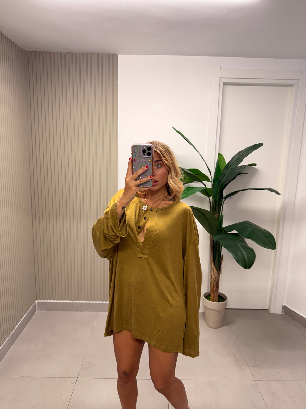 MAXI T-SHIRT BOYFRIEND OLIVA