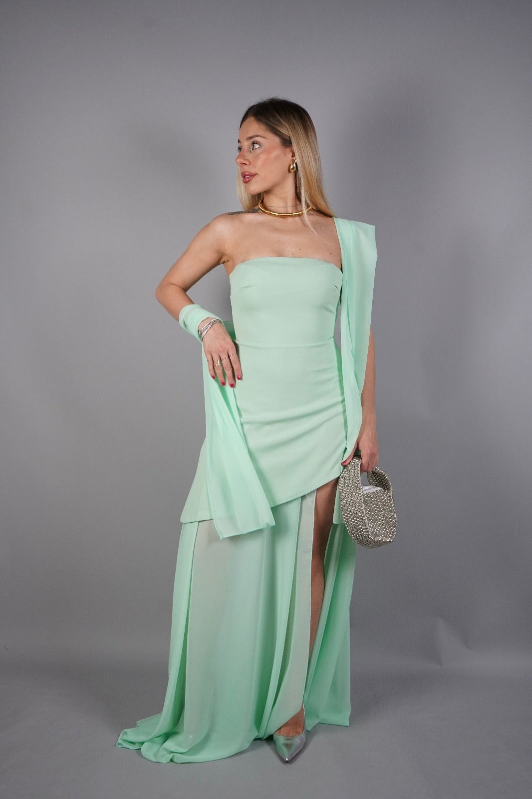 LONG DRESS LEONIA TIFFANY