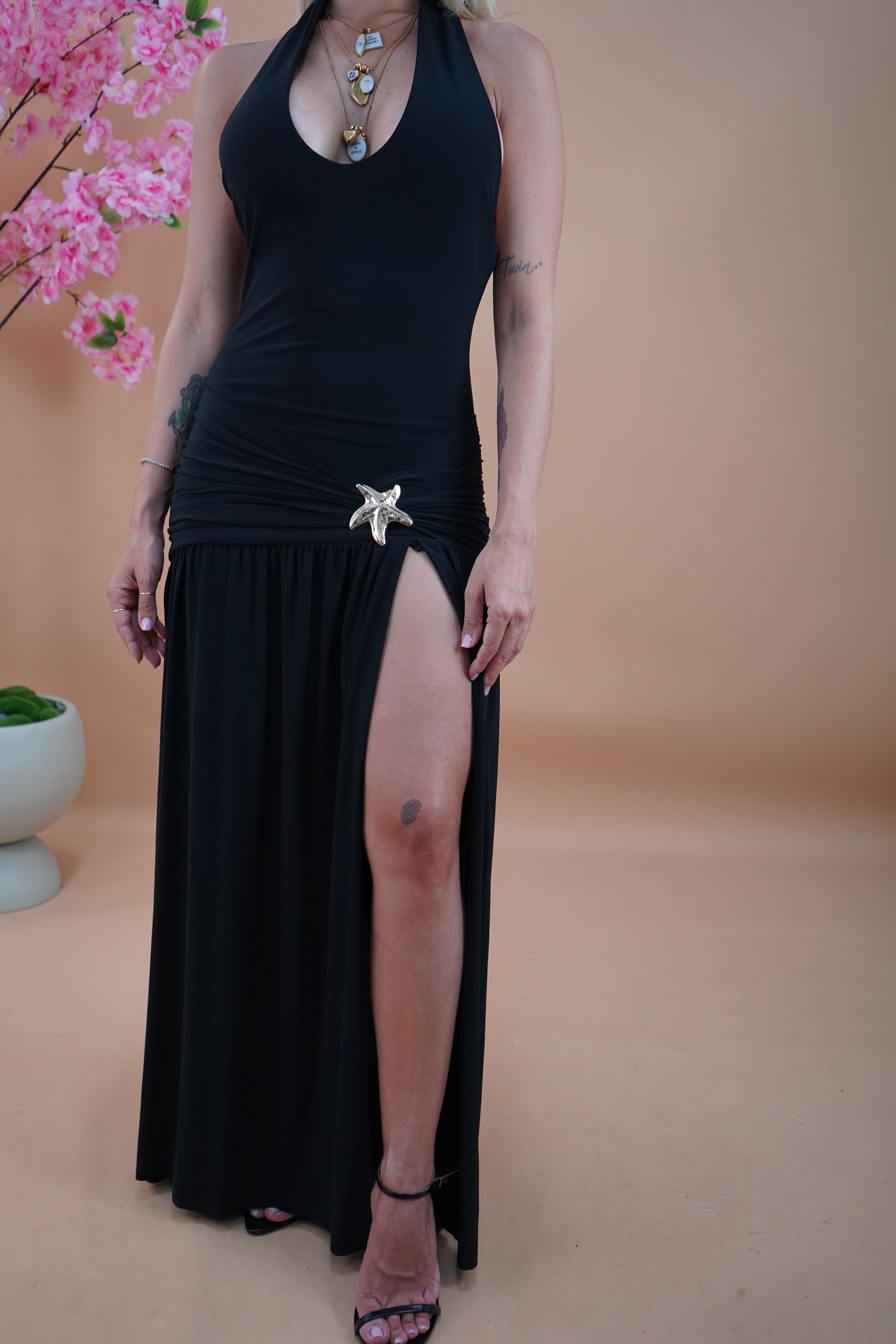 LONG DRESS STELLA NERO