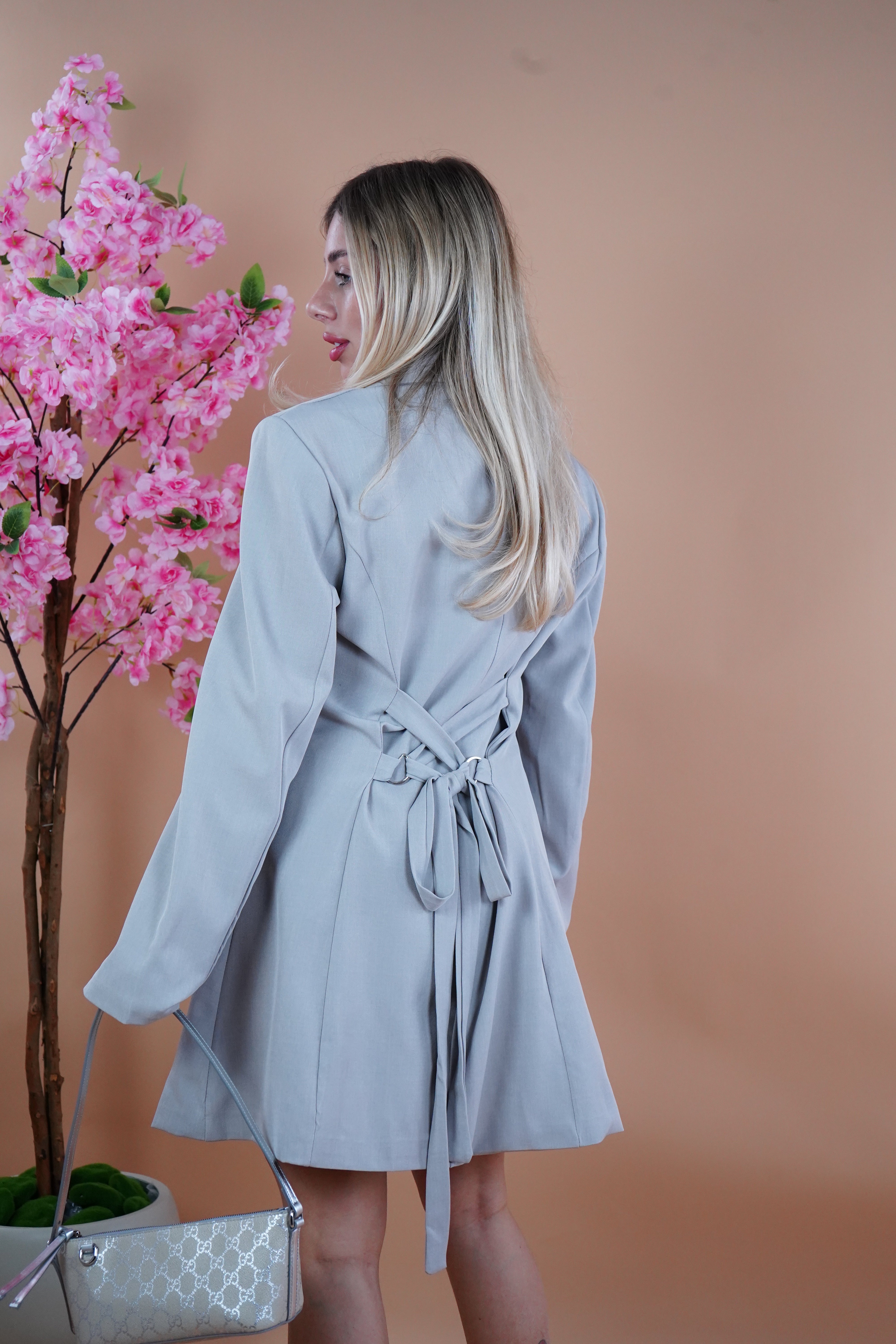 BLAZER DRESS LORENZA BEIGE
