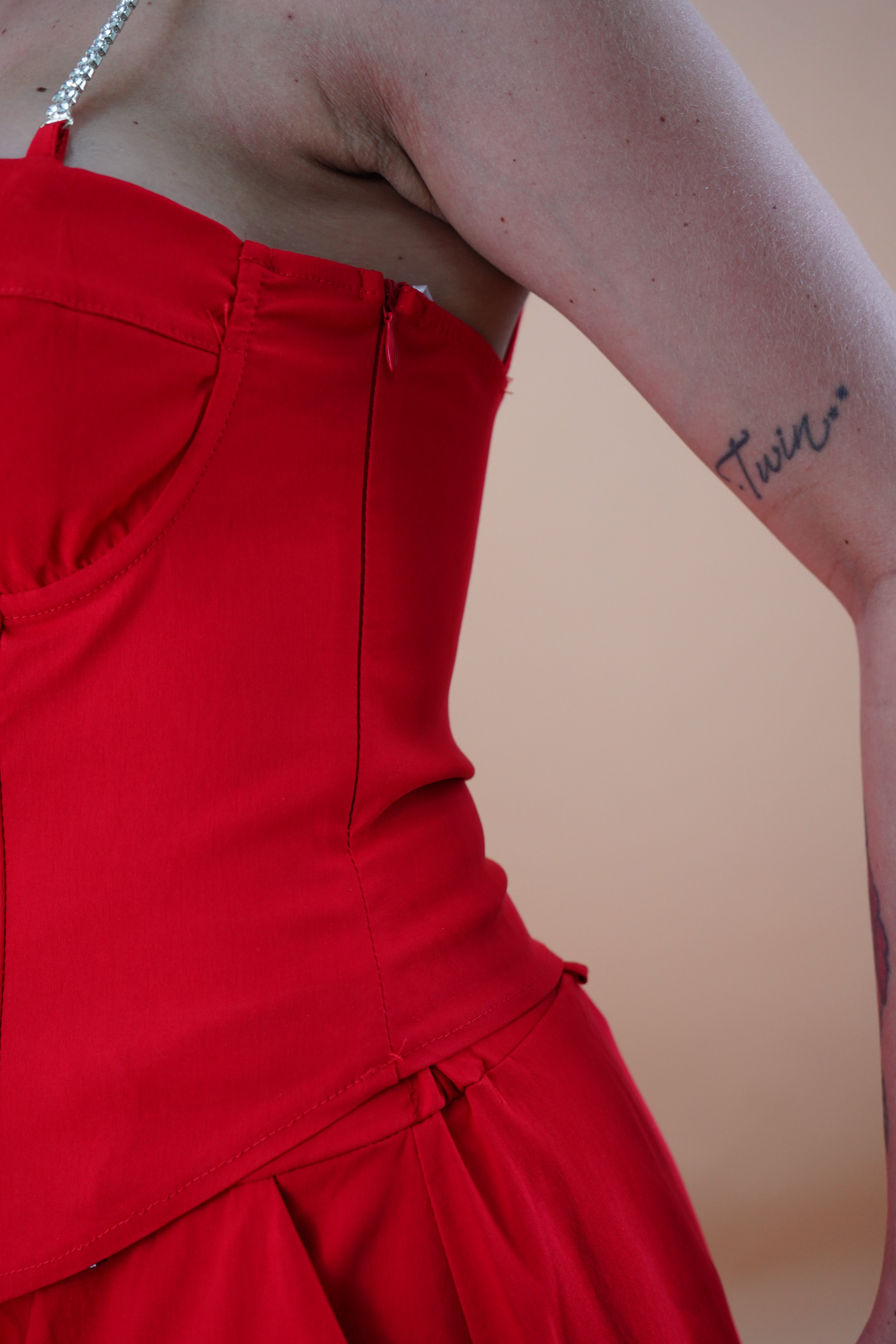 COORDINATO ROMINA ROSSO by lumina