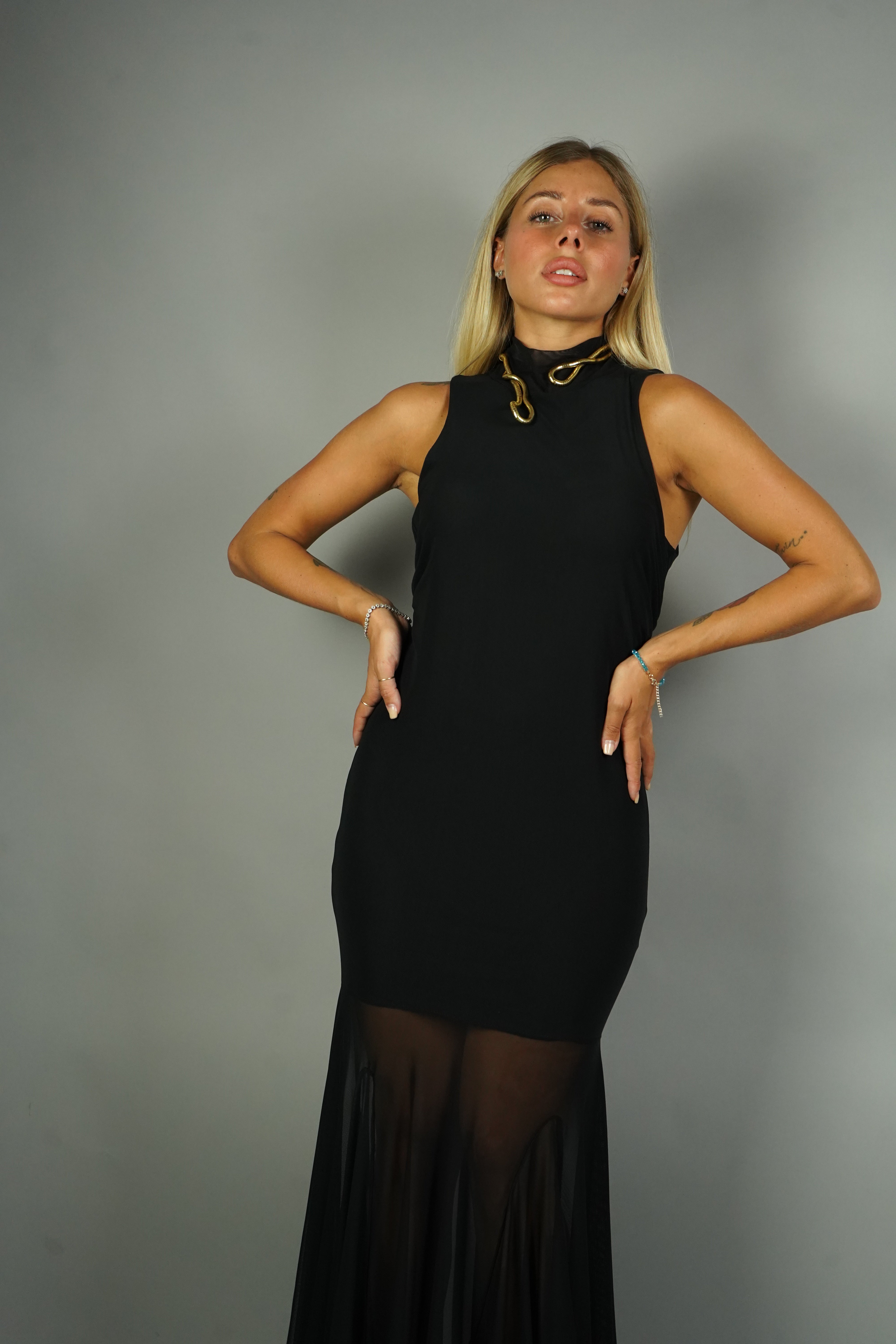 LONG DRESS VANESSA BY LUMINA NERO