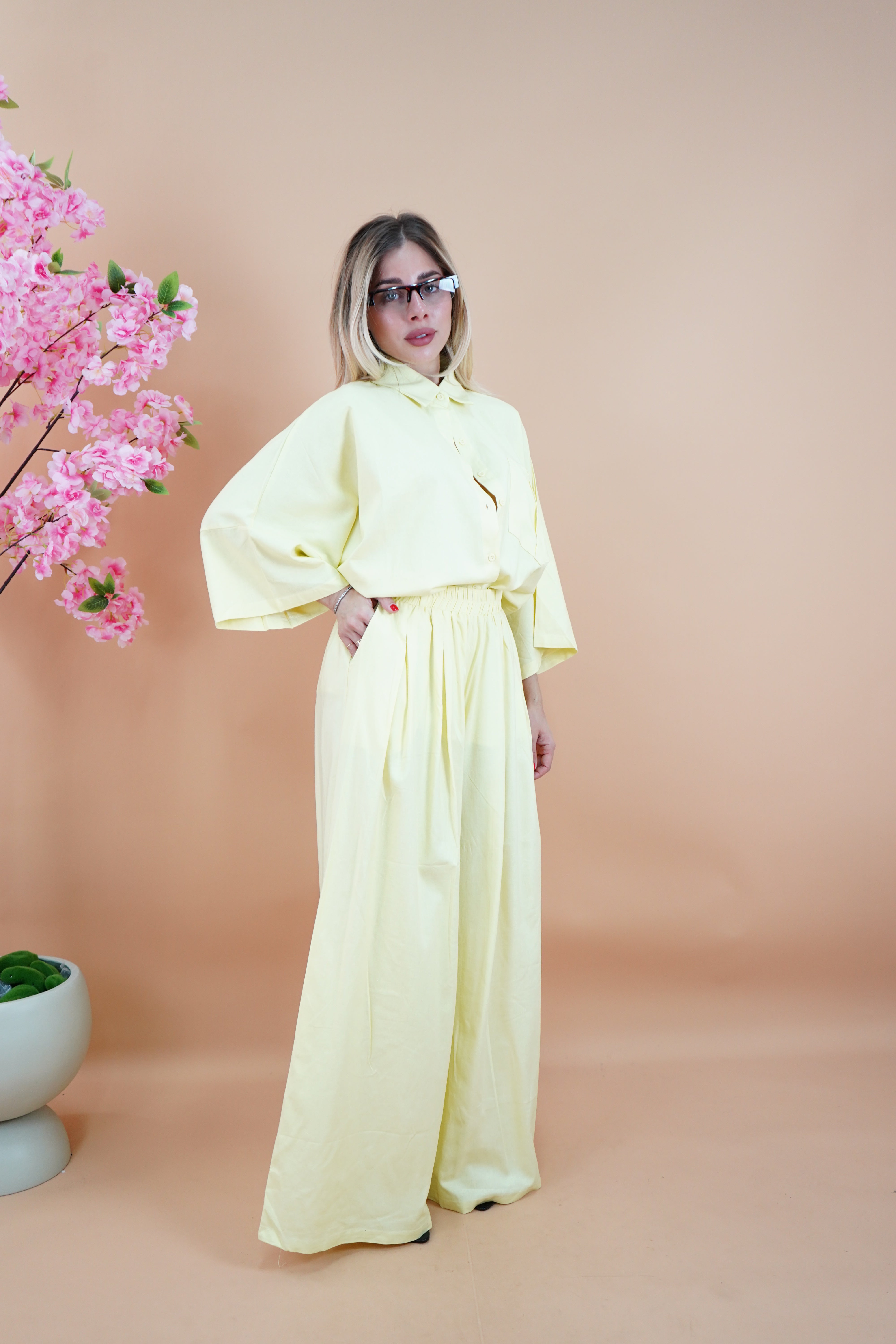 COORDINATO PANAMA GIALLO